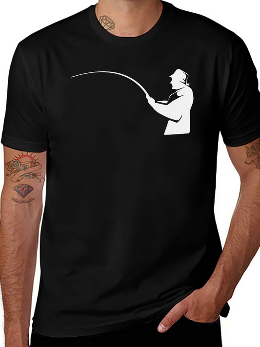 Fishing T-Shirt - Silhouette Angler Tee