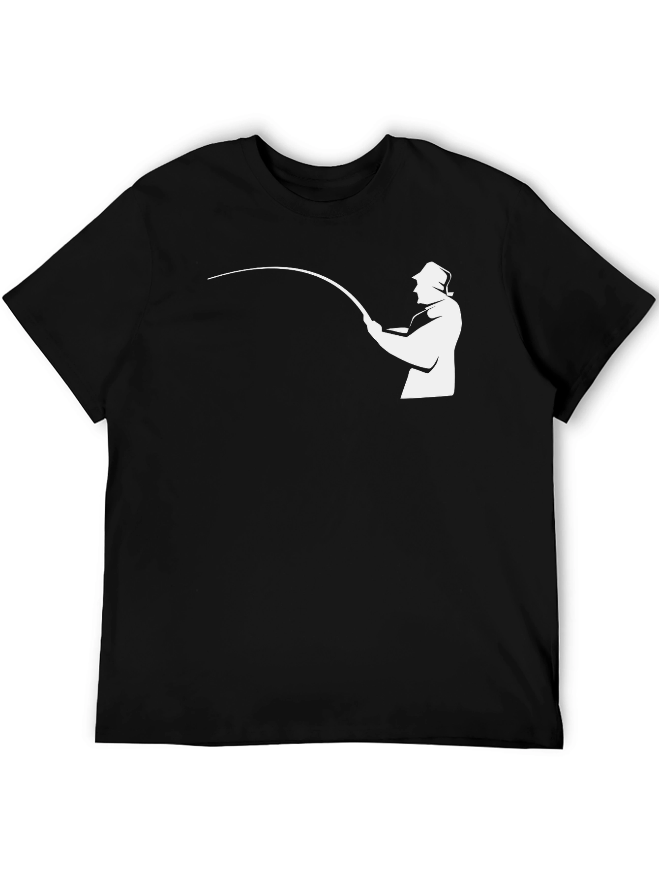 Fishing T-Shirt - Silhouette Angler Tee