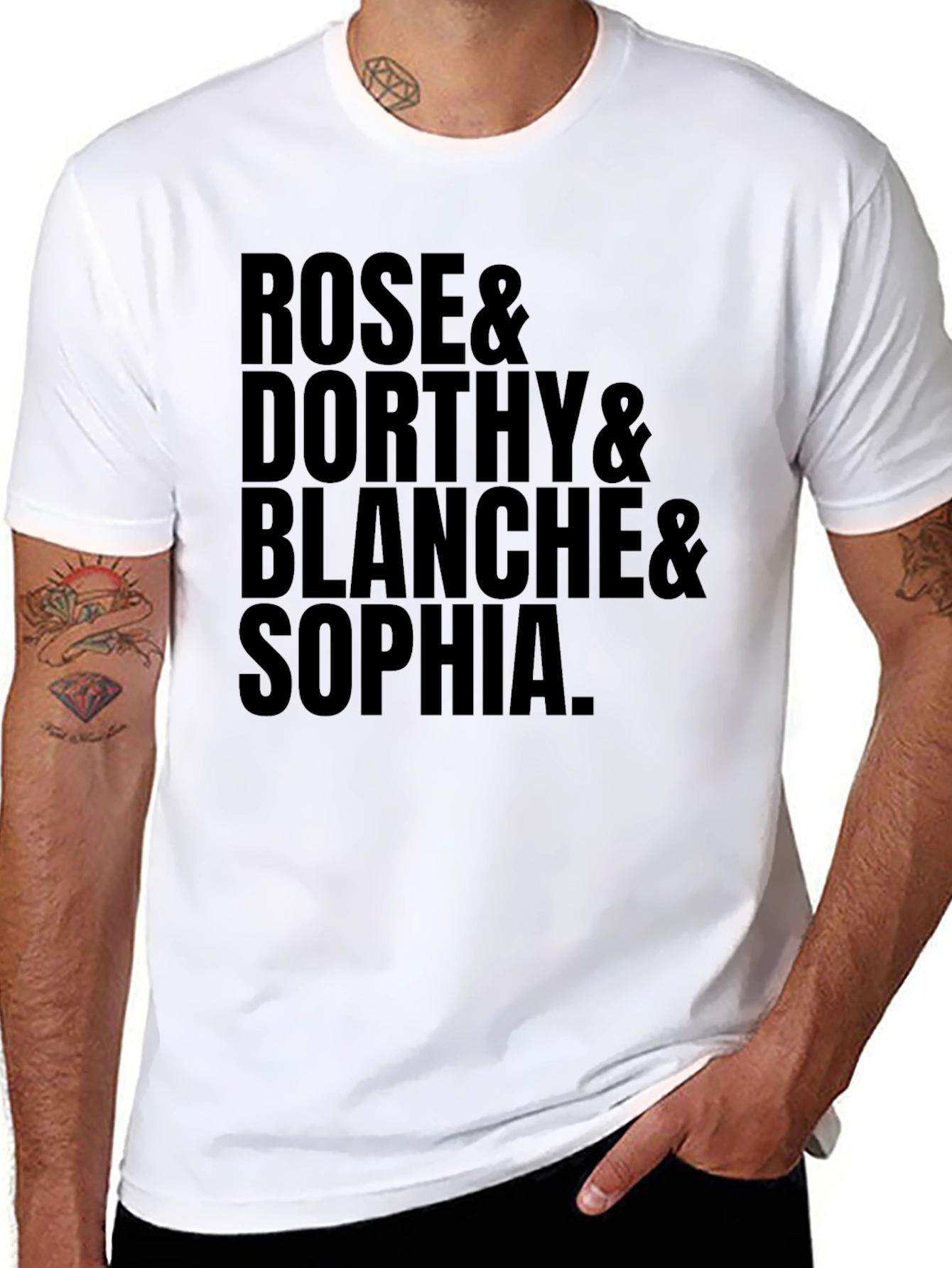 Golden Girls Name Stack T-Shirt