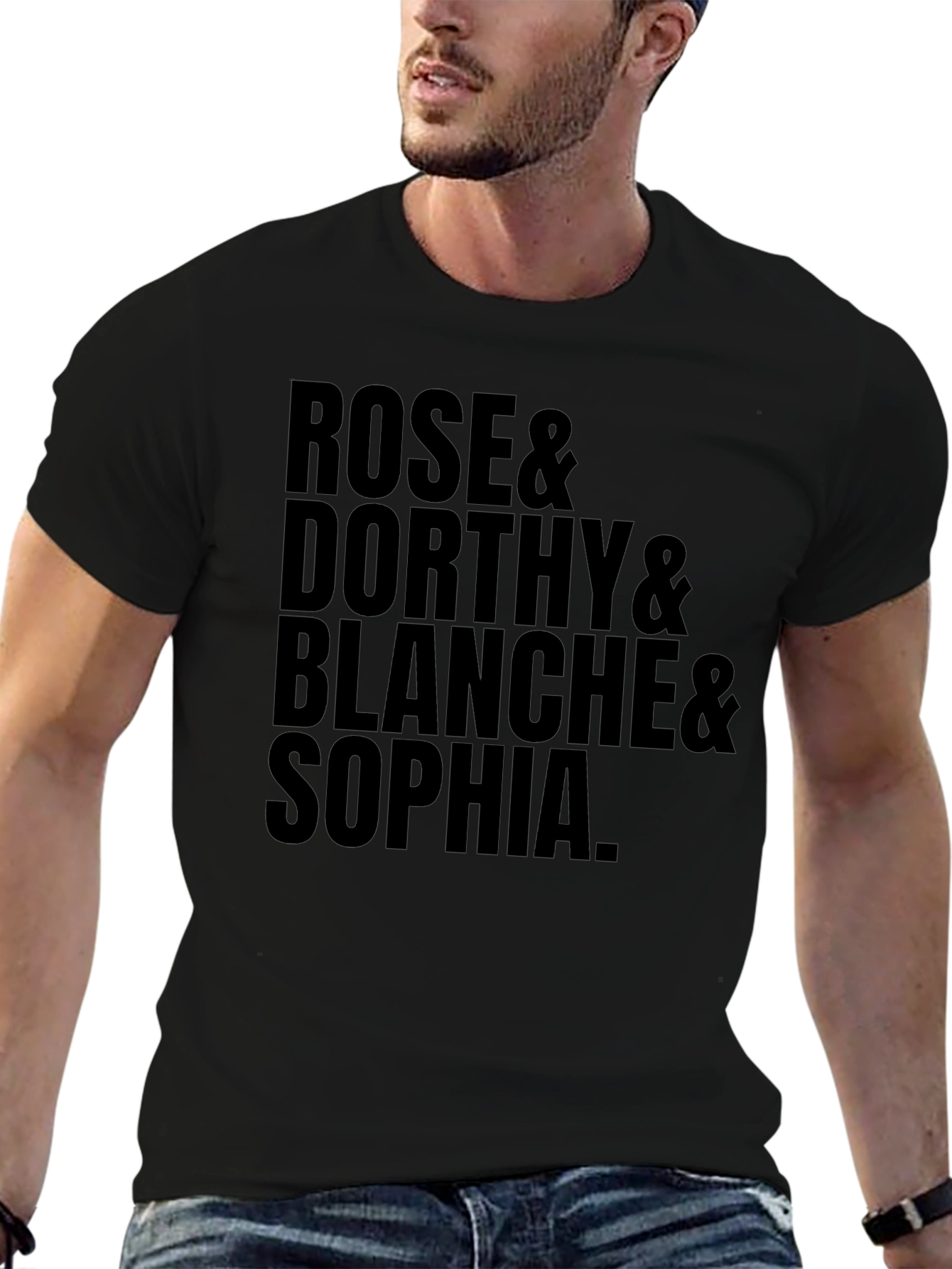 Golden Girls Name Stack T-Shirt