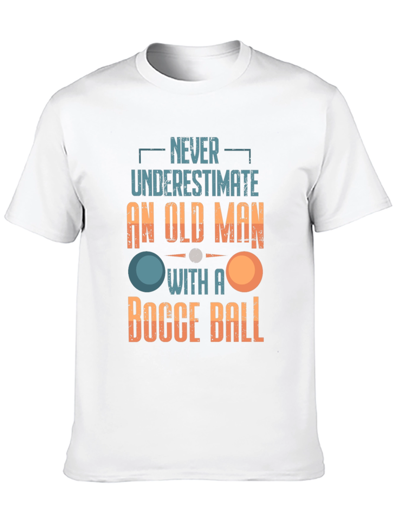 Old Man Bocce Ball Graphic Tee