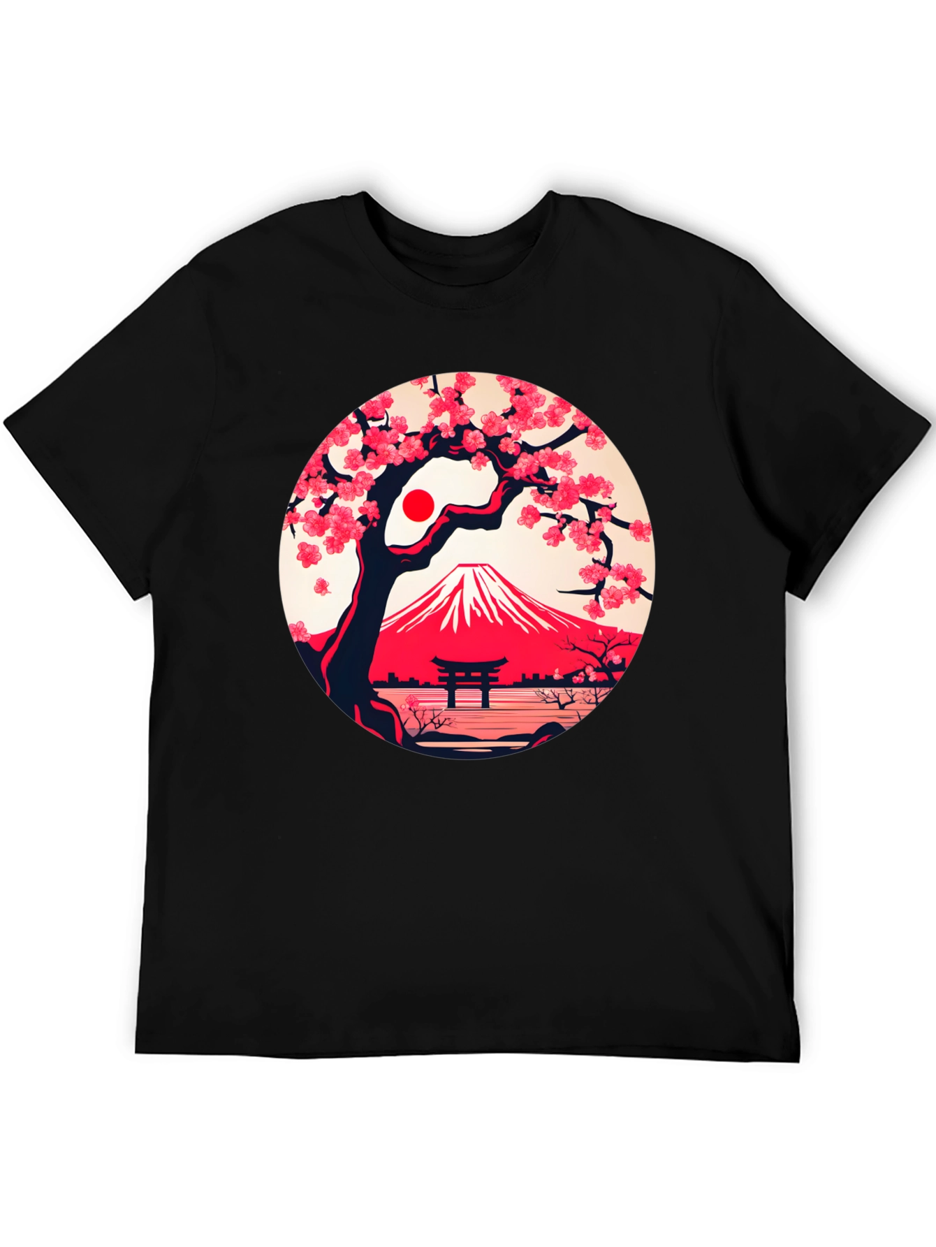 Sakura Mount Fuji Graphic Tee