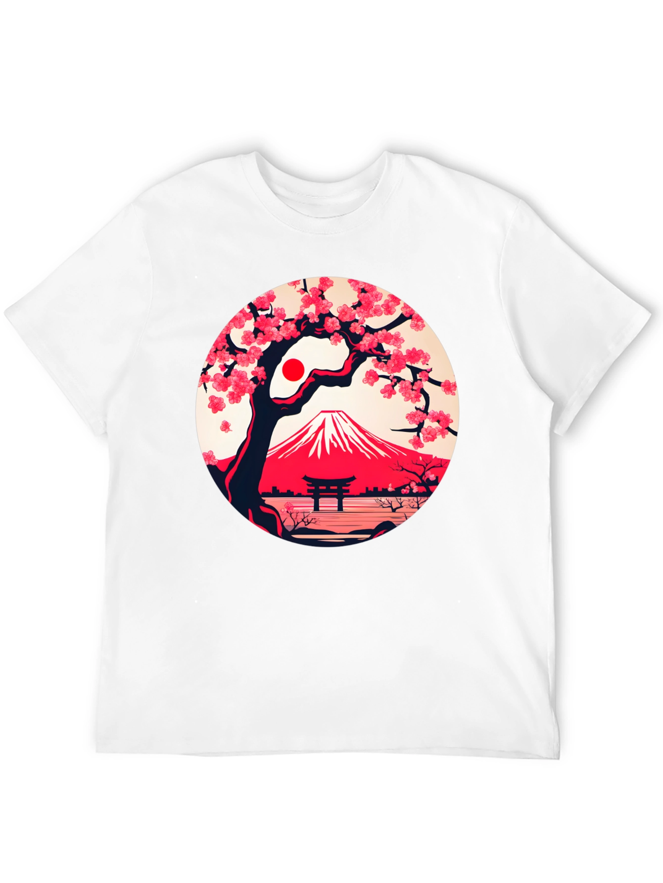 Sakura Mount Fuji Graphic Tee