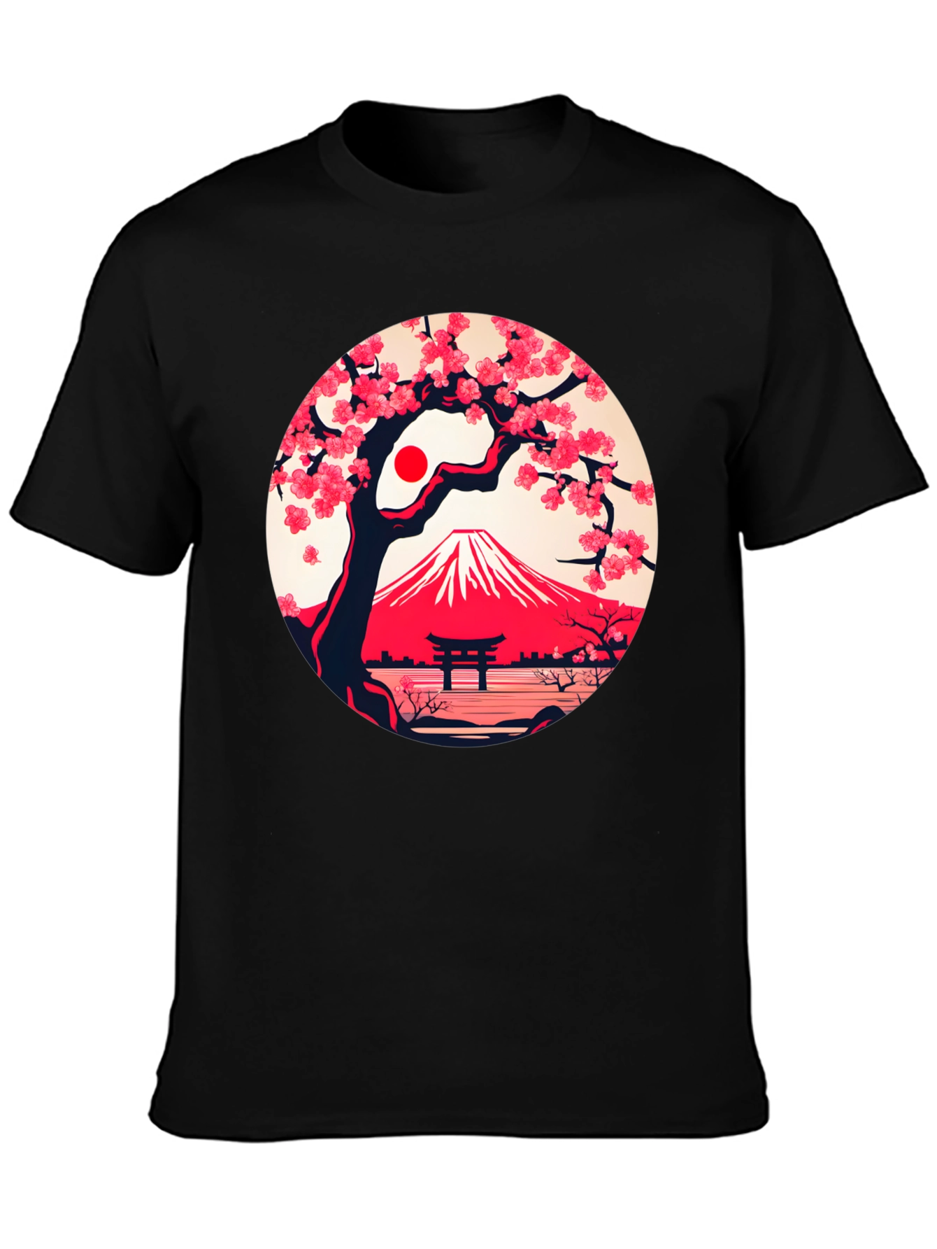 Sakura Mount Fuji Graphic Tee