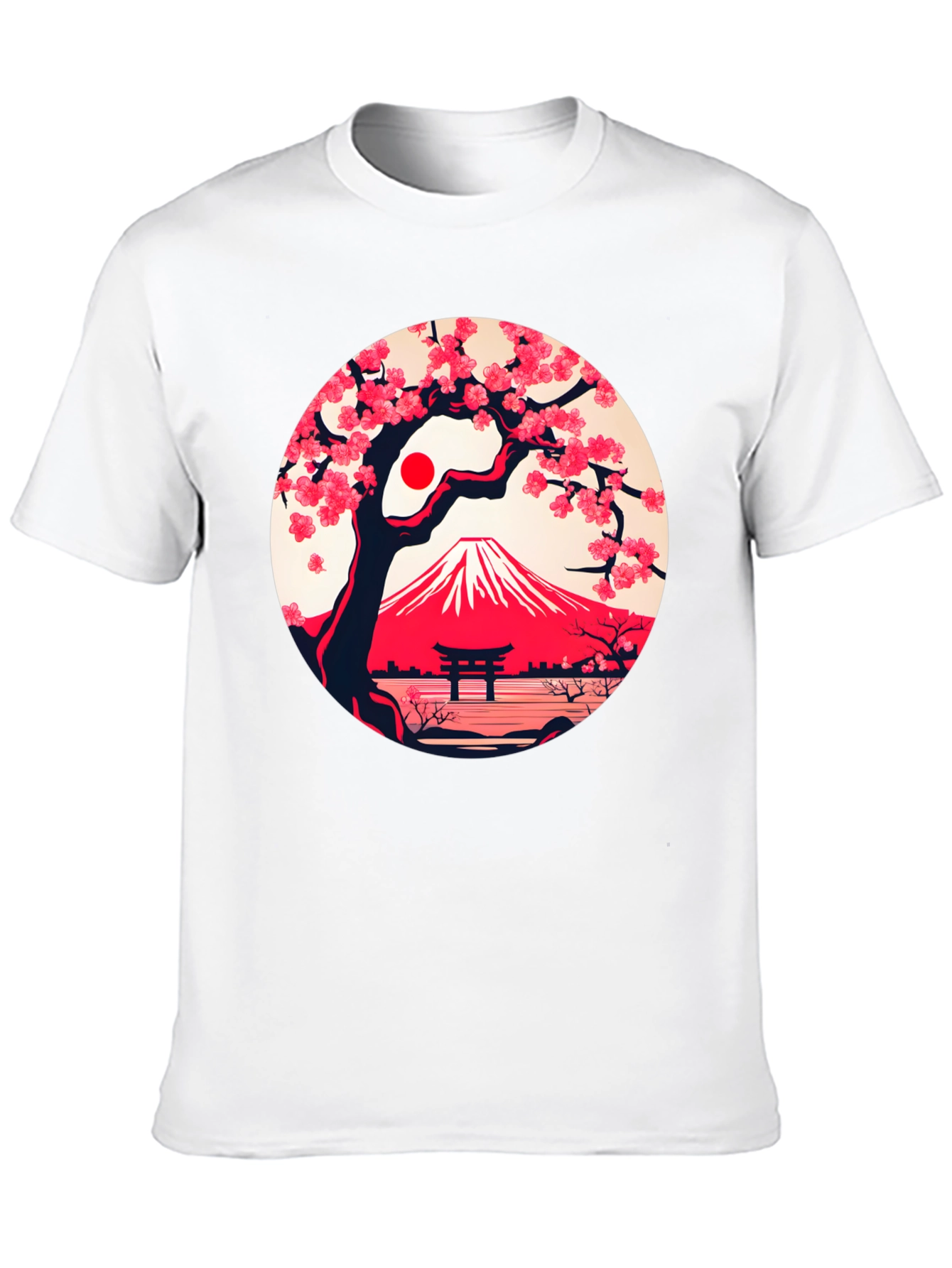 Sakura Mount Fuji Graphic Tee
