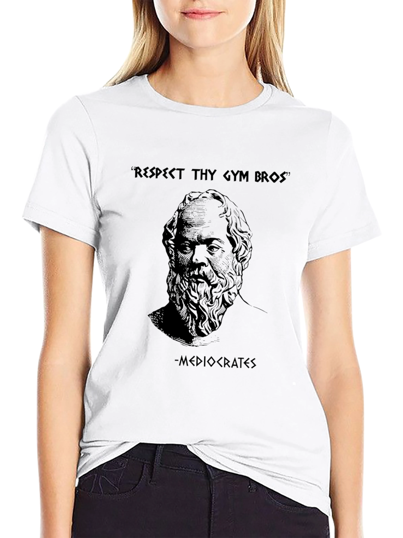Respect Thy Gym Bros T-Shirt - Mediocrates Philosopher