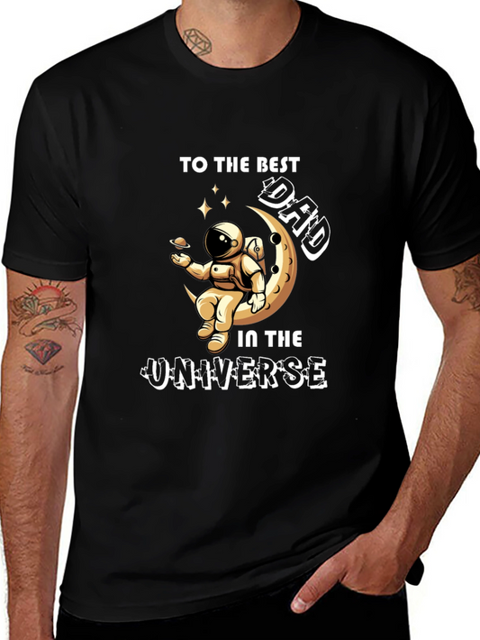 Best Dad in the Universe Graphic T-Shirt
