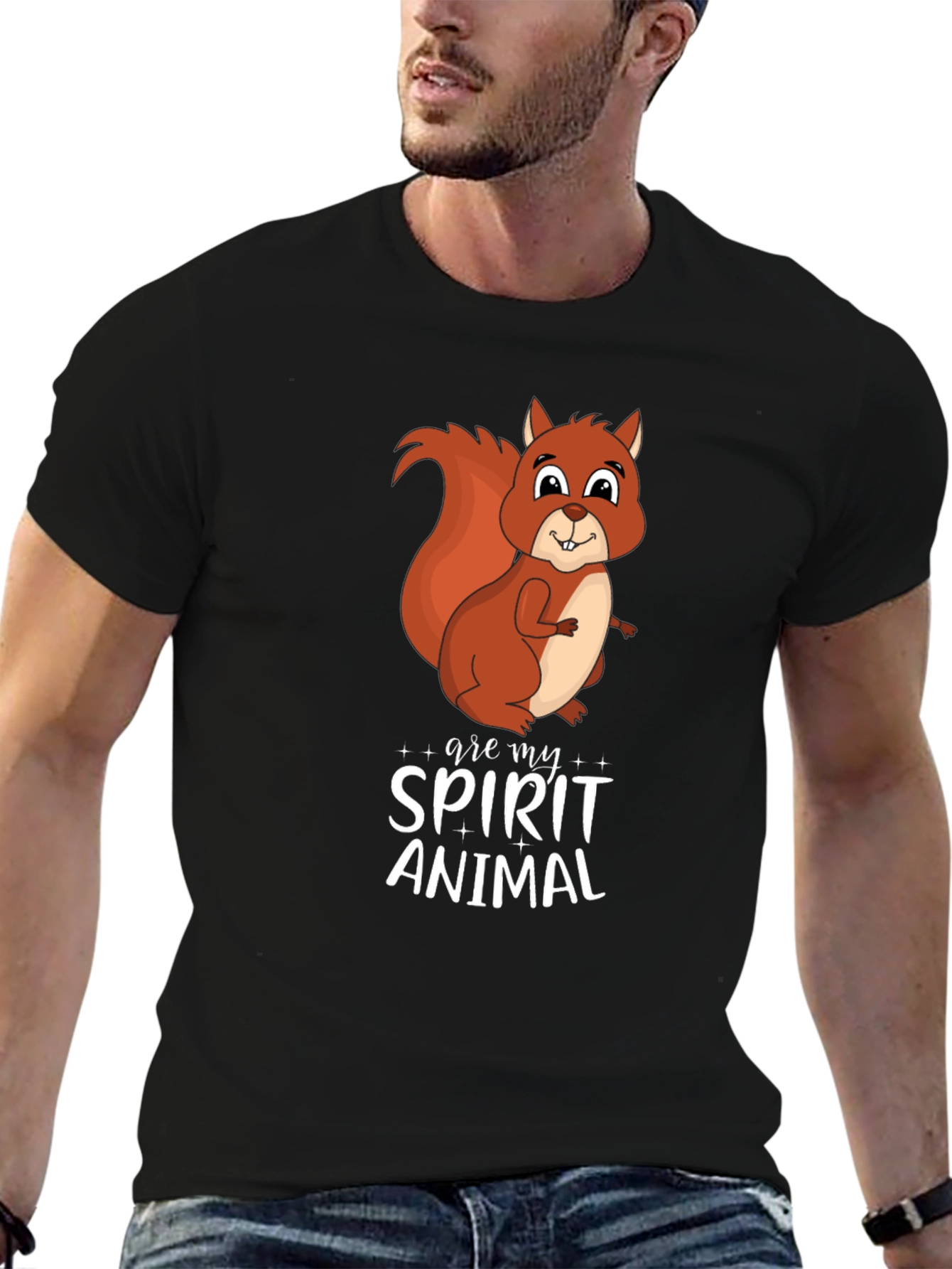 Squirrel Spirit Animal Graphic Tee