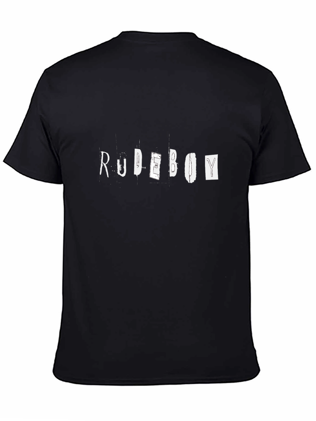 RUDEBOY Graphic Print Black T-Shirt