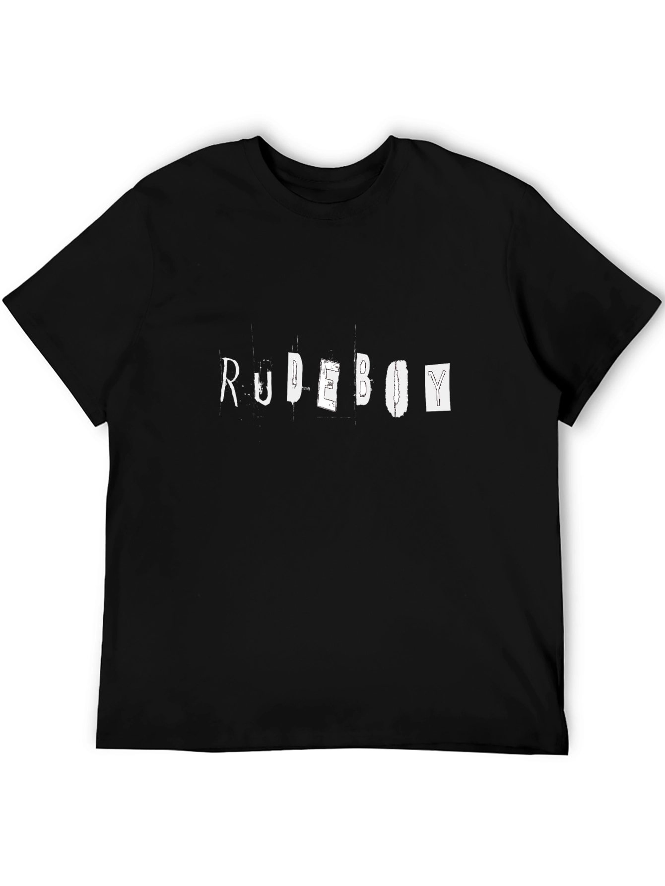 RUDEBOY Graphic Print Black T-Shirt