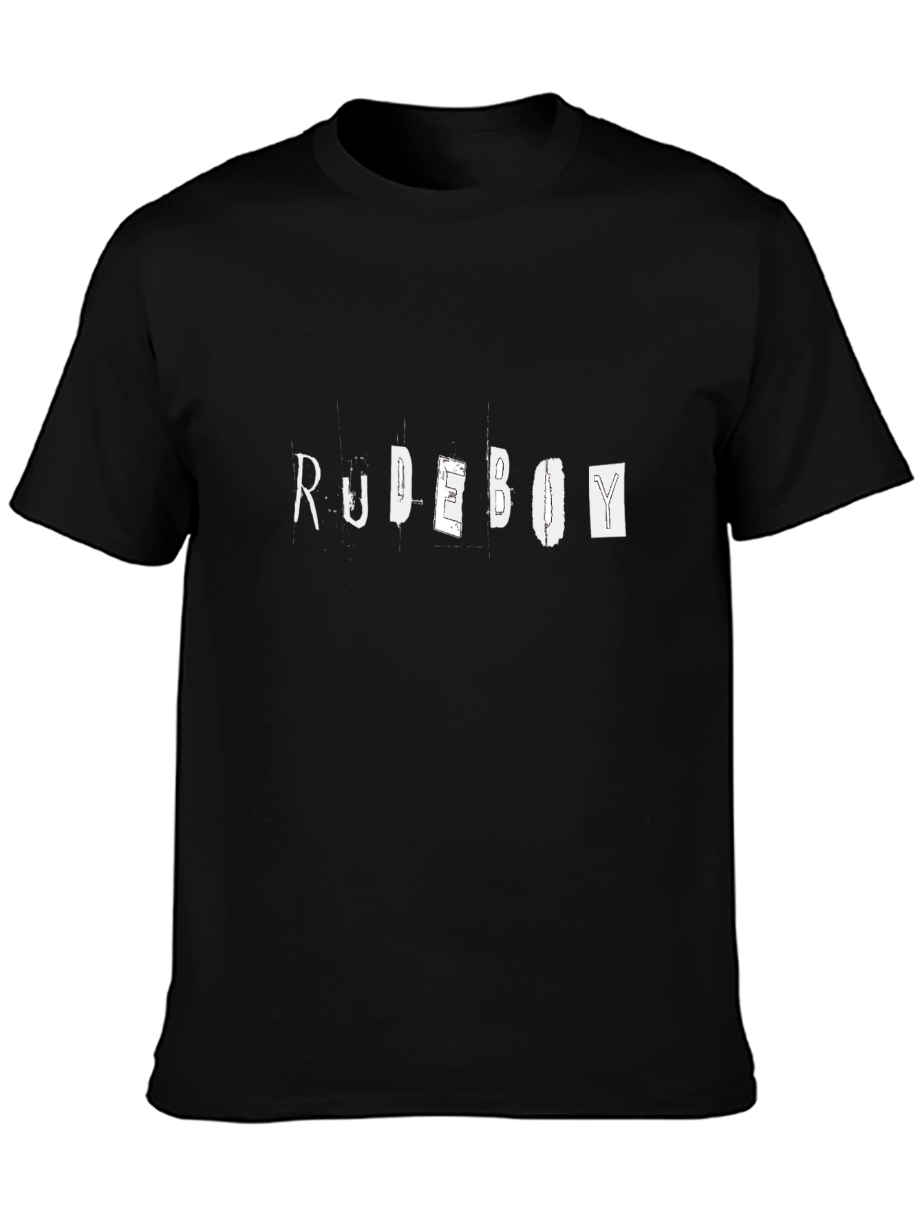 RUDEBOY Graphic Print Black T-Shirt