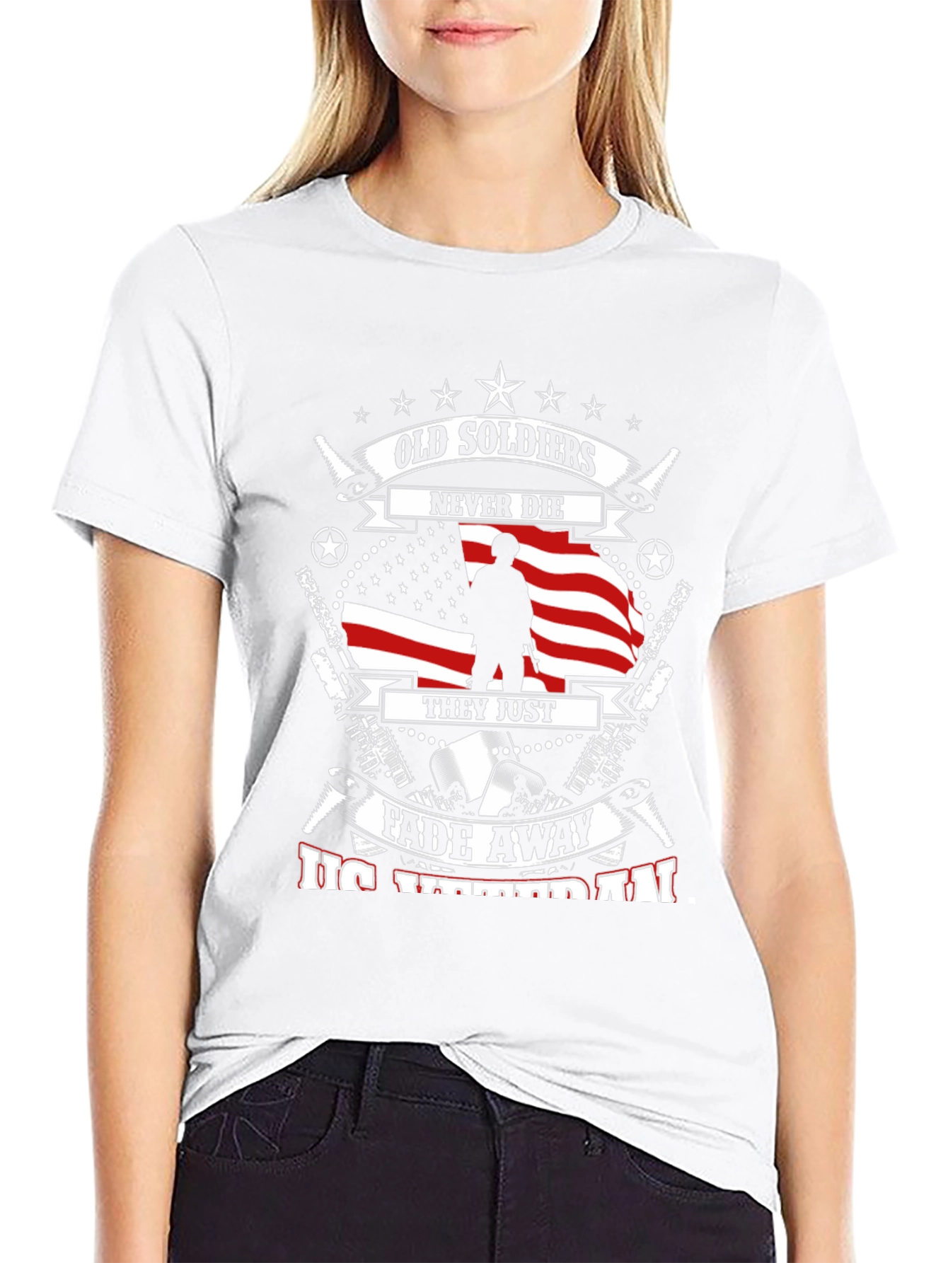 Old Soldiers Never Die Veteran Graphic Tee