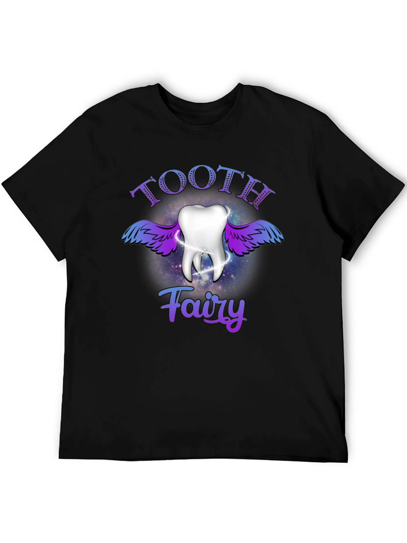 Tooth Fairy Graphic T-Shirt - Black