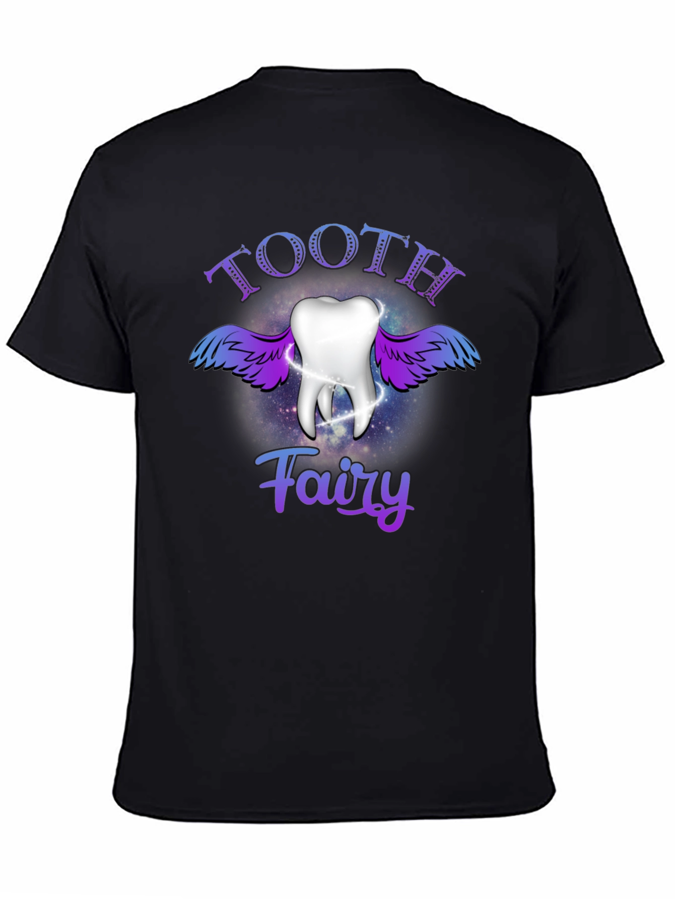 Tooth Fairy Graphic T-Shirt - Black