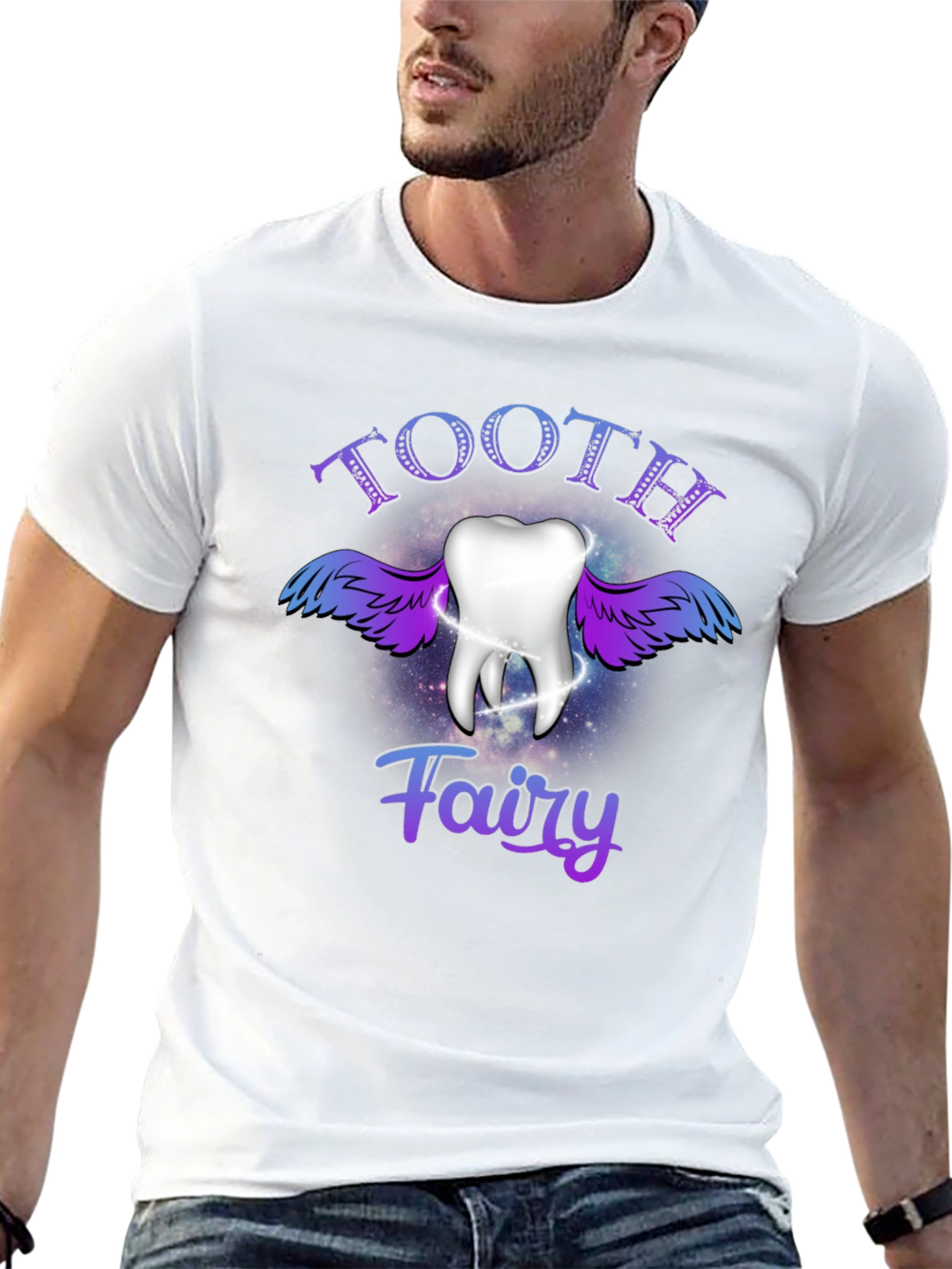 Tooth Fairy Graphic T-Shirt - Black