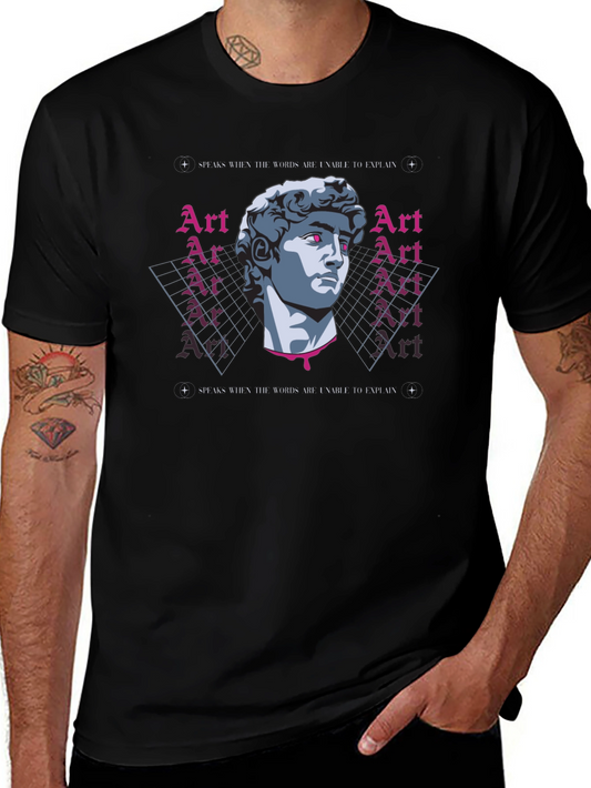 Art Speaks T-Shirt - Artistic Graphic Tee