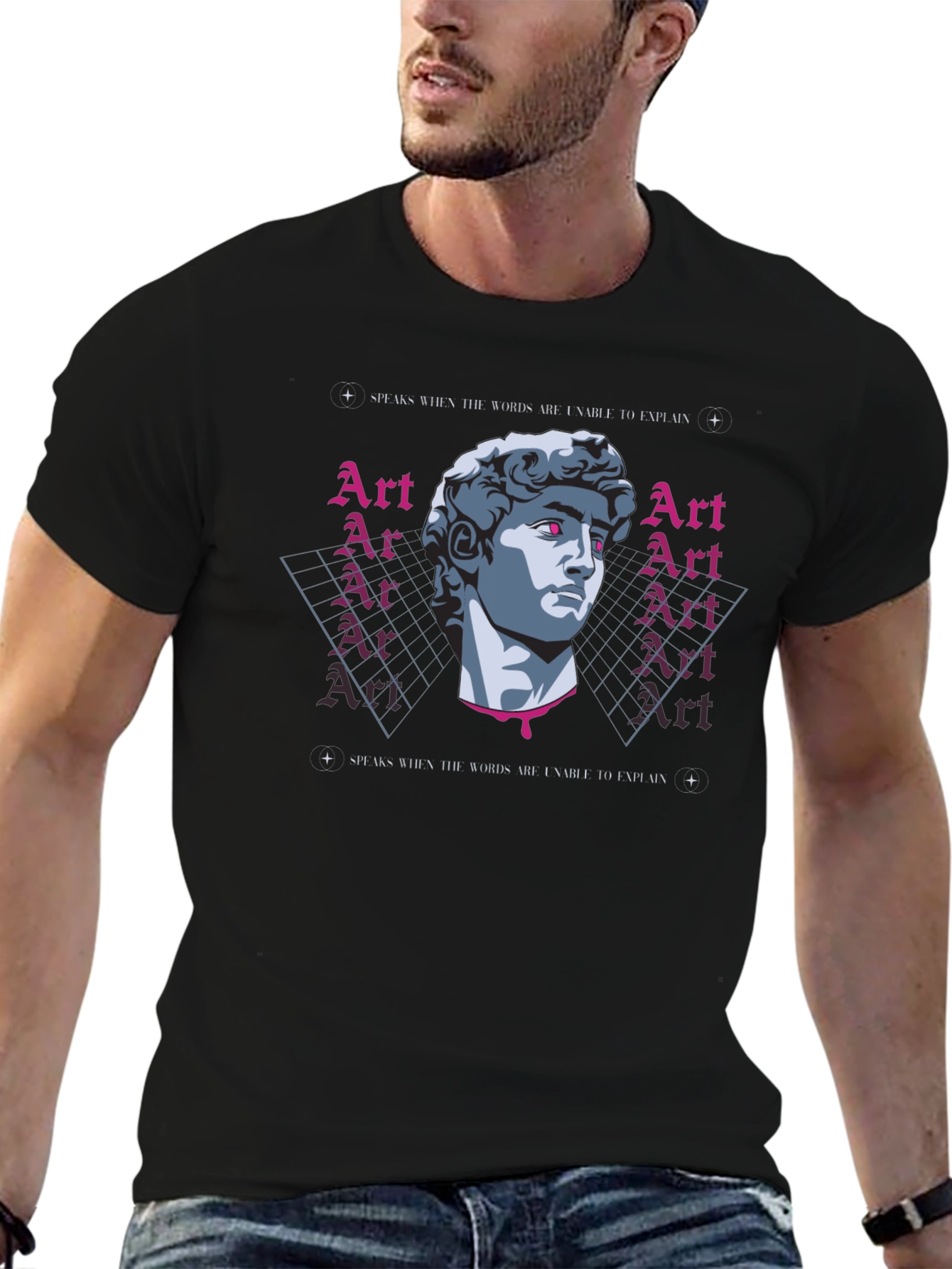 Art Speaks T-Shirt - Artistic Graphic Tee