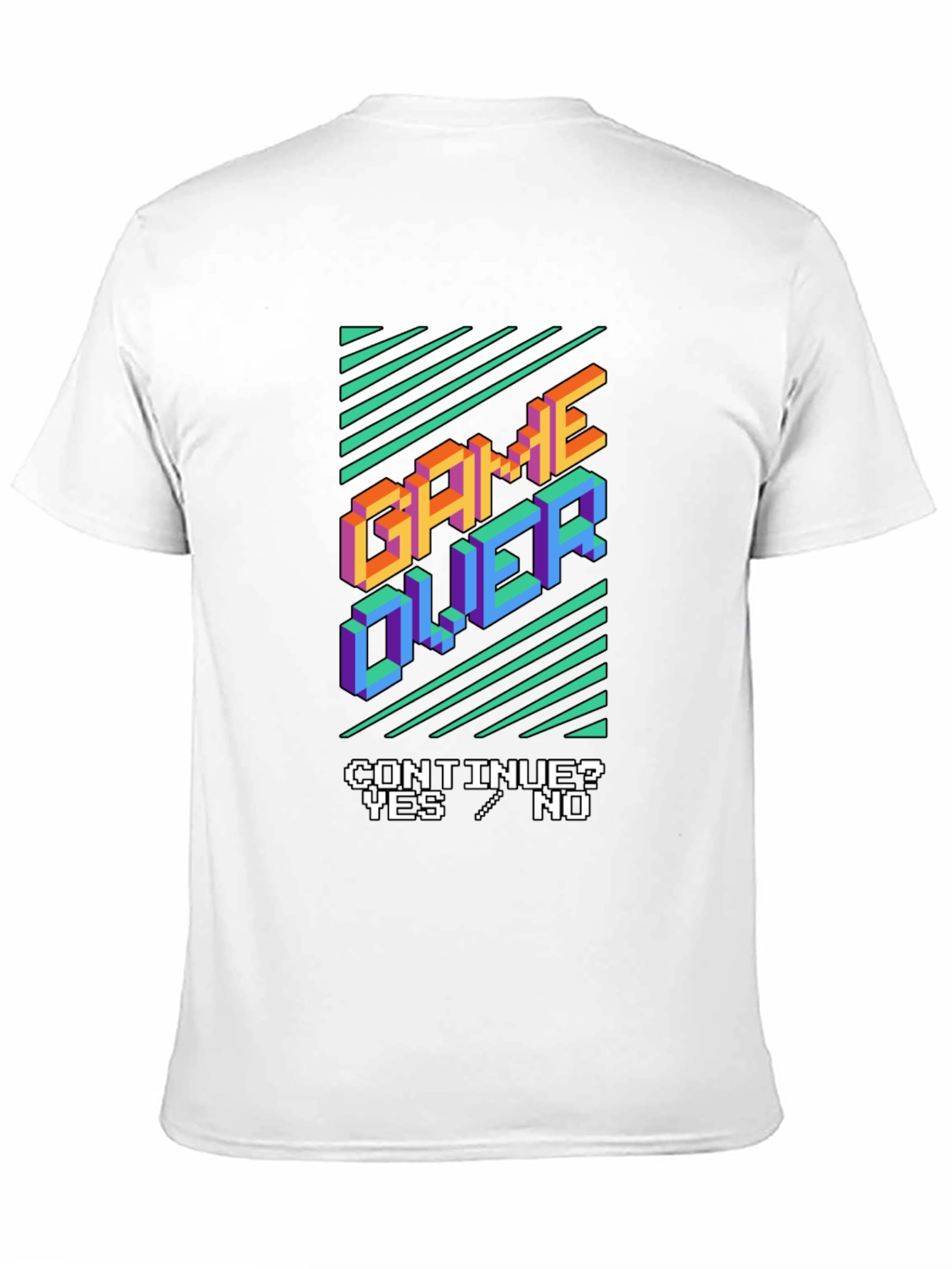 Game Over Graphic Tee - Retro Gamer Style