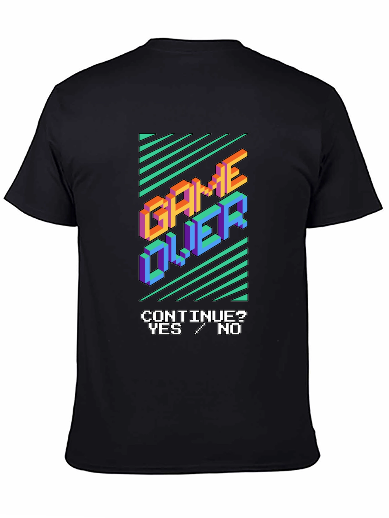 Game Over Graphic Tee - Retro Gamer Style