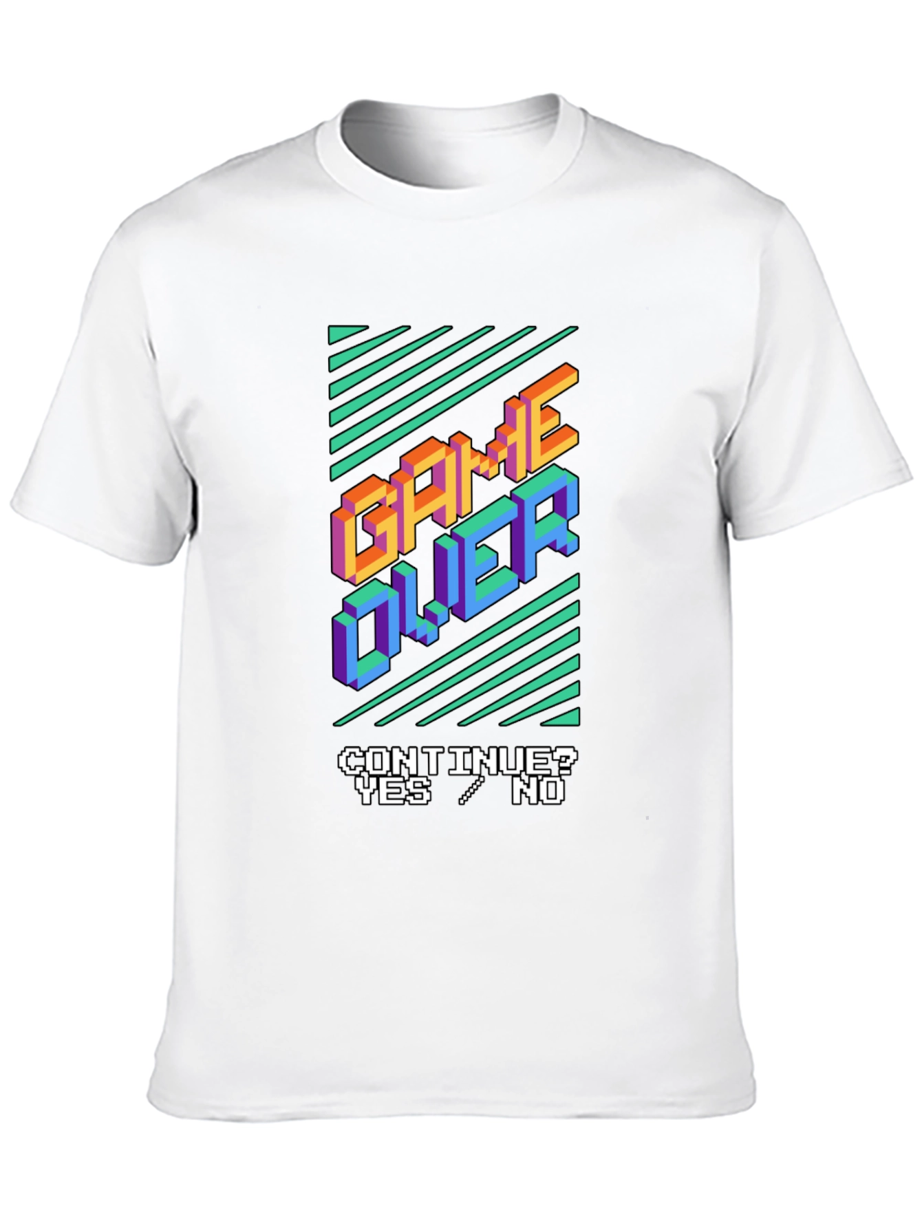 Game Over Graphic Tee - Retro Gamer Style