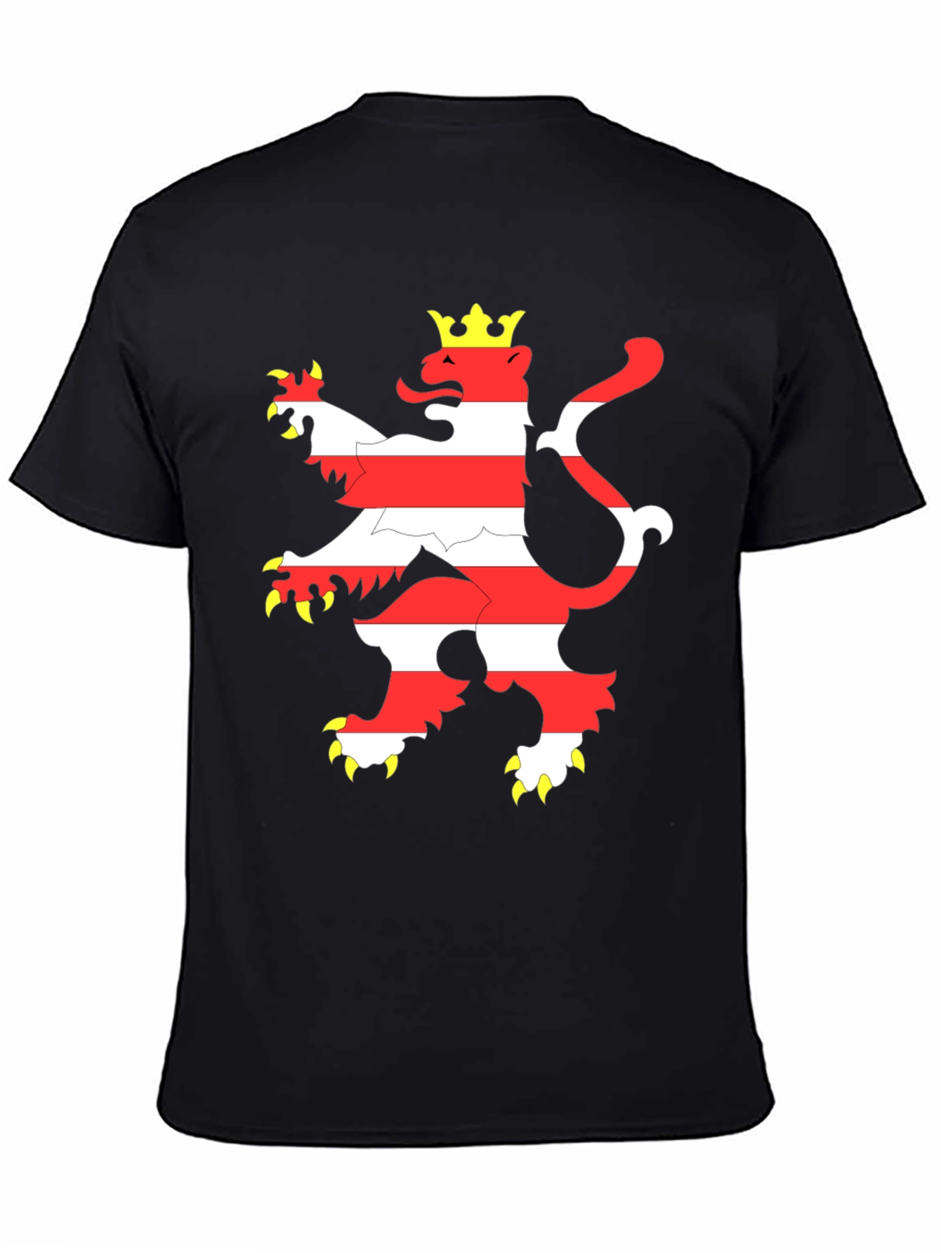 Luxembourg Lion Crest Graphic T-Shirt