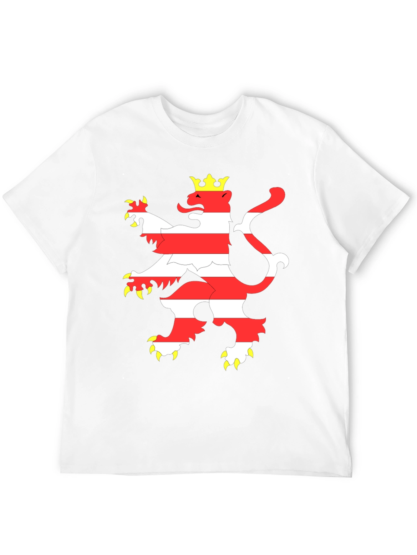 Luxembourg Lion Crest Graphic T-Shirt
