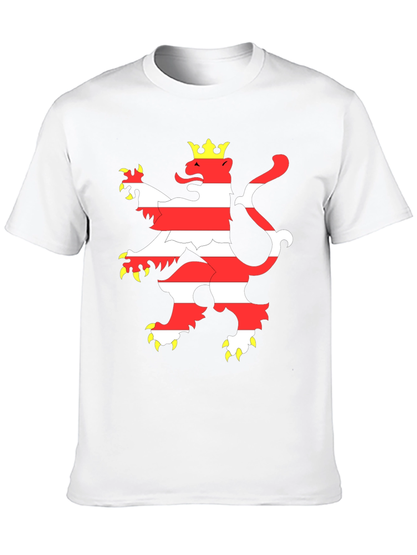 Luxembourg Lion Crest Graphic T-Shirt