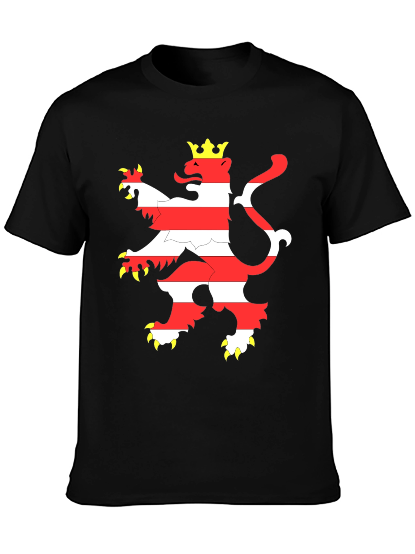 Luxembourg Lion Crest Graphic T-Shirt