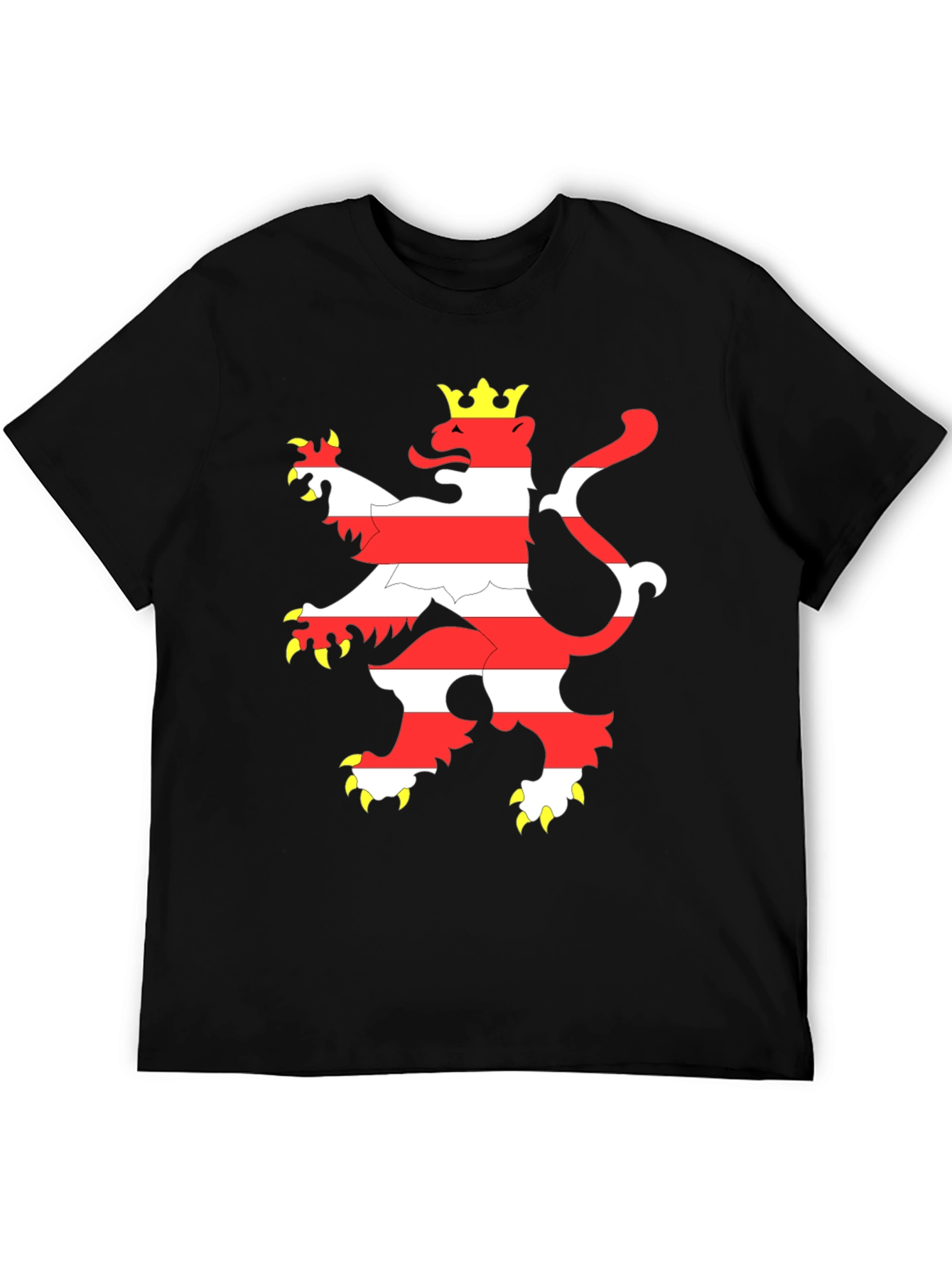 Luxembourg Lion Crest Graphic T-Shirt