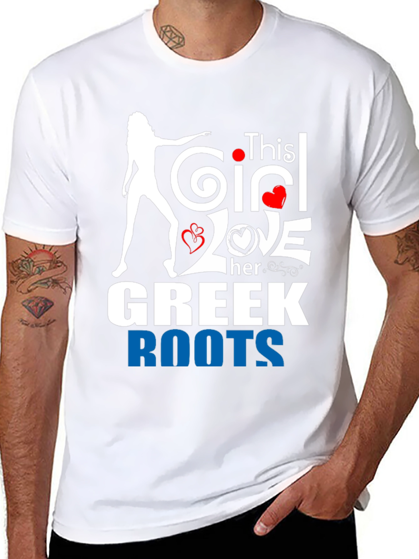 This Girl Loves Her Greek Roots T-Shirt