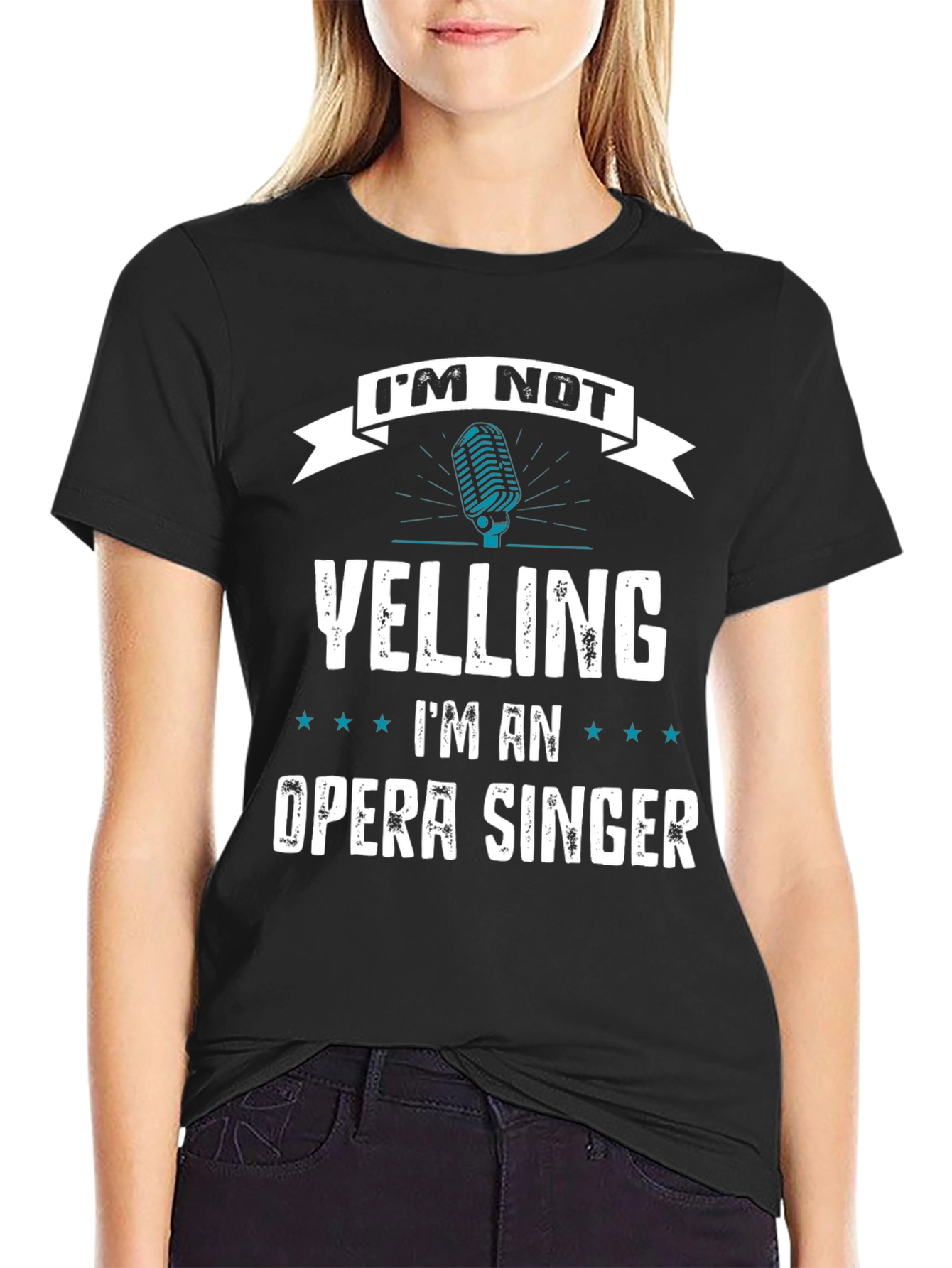 Opera Singer T-Shirt - Im Not Yelling Funny Gift