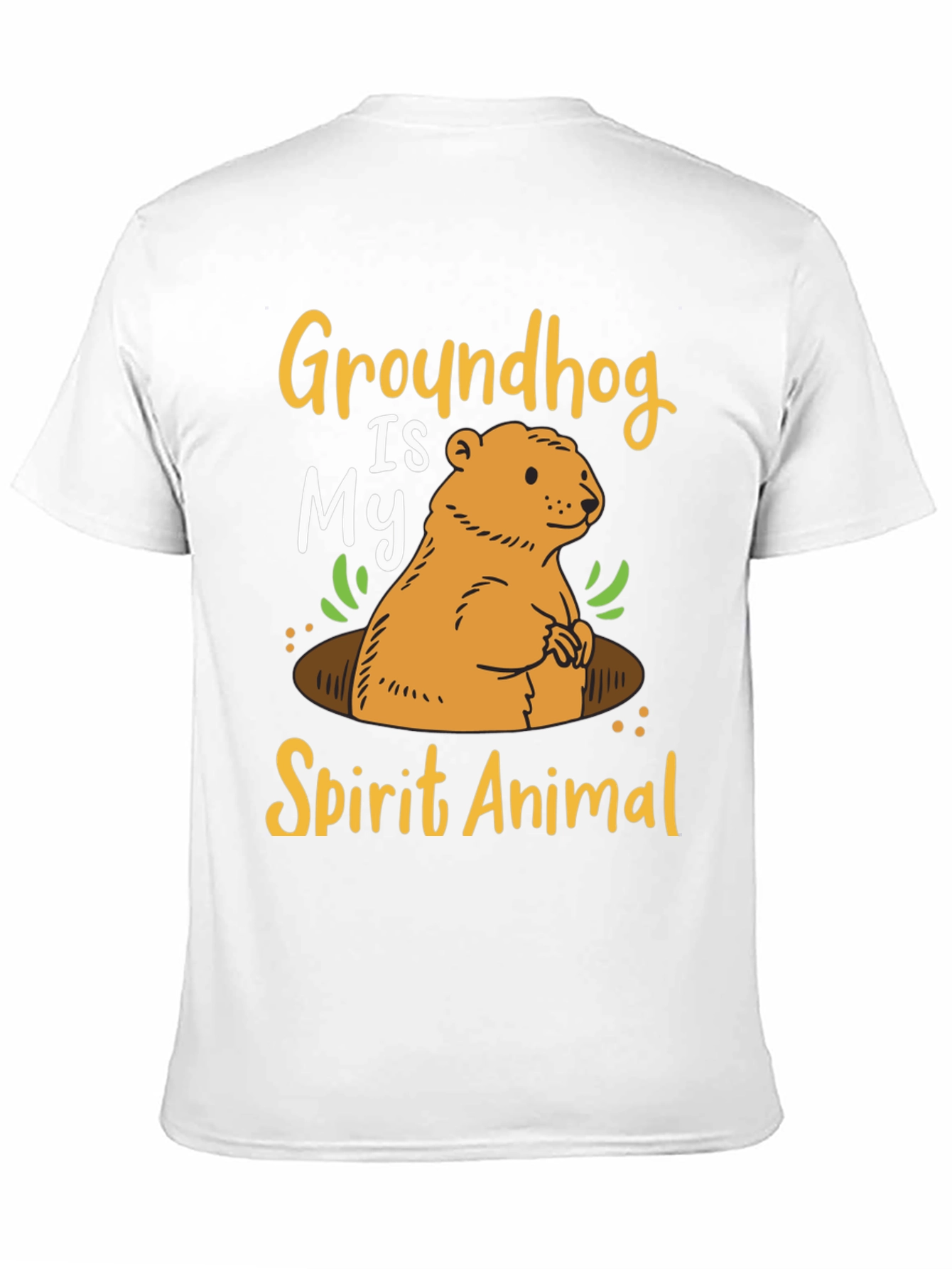 Groundhog Spirit Animal Graphic T-Shirt