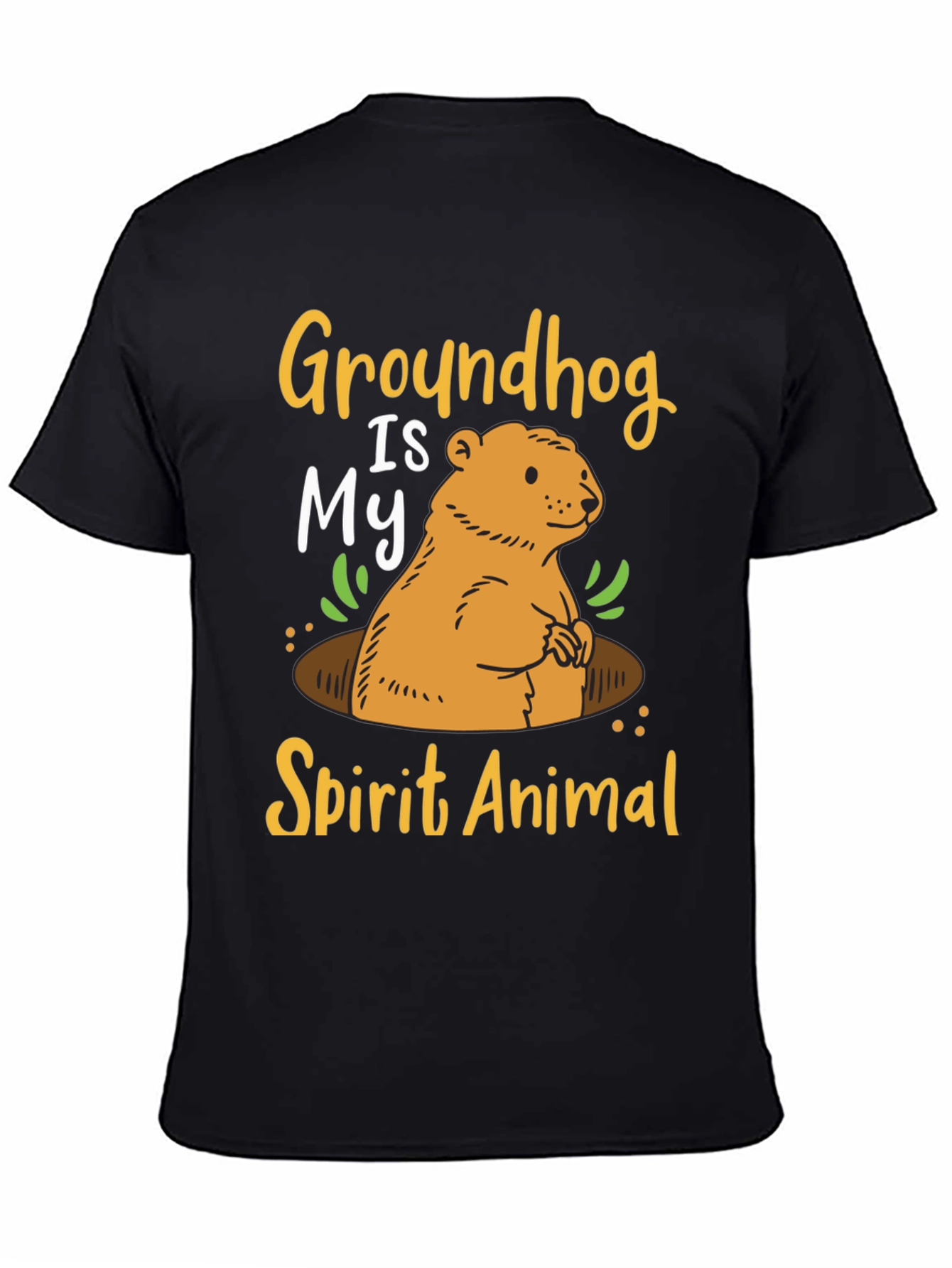 Groundhog Spirit Animal Graphic T-Shirt