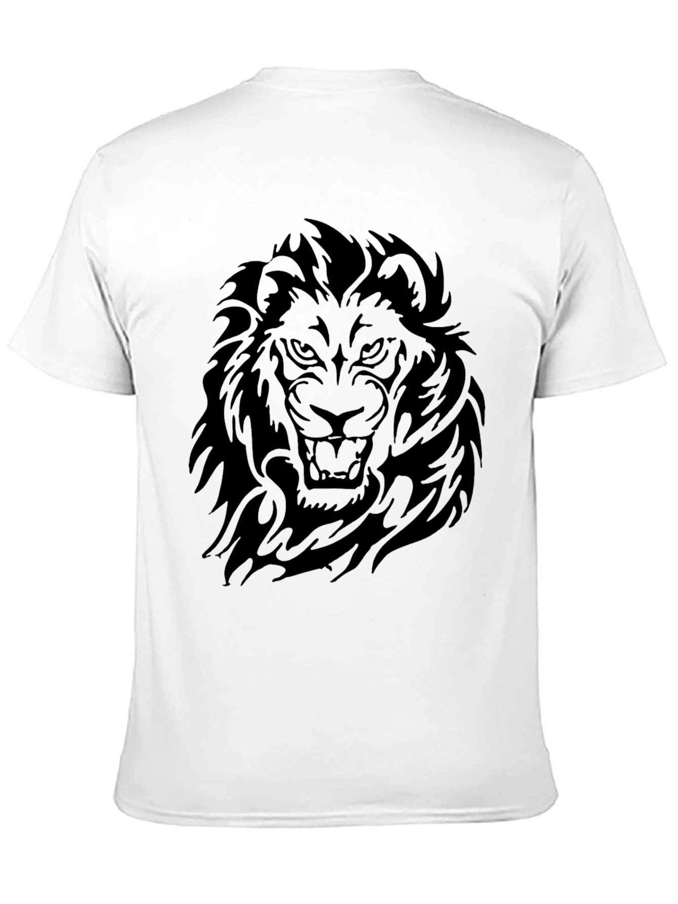 Lion Graphic Tee - Fierce Black T-Shirt