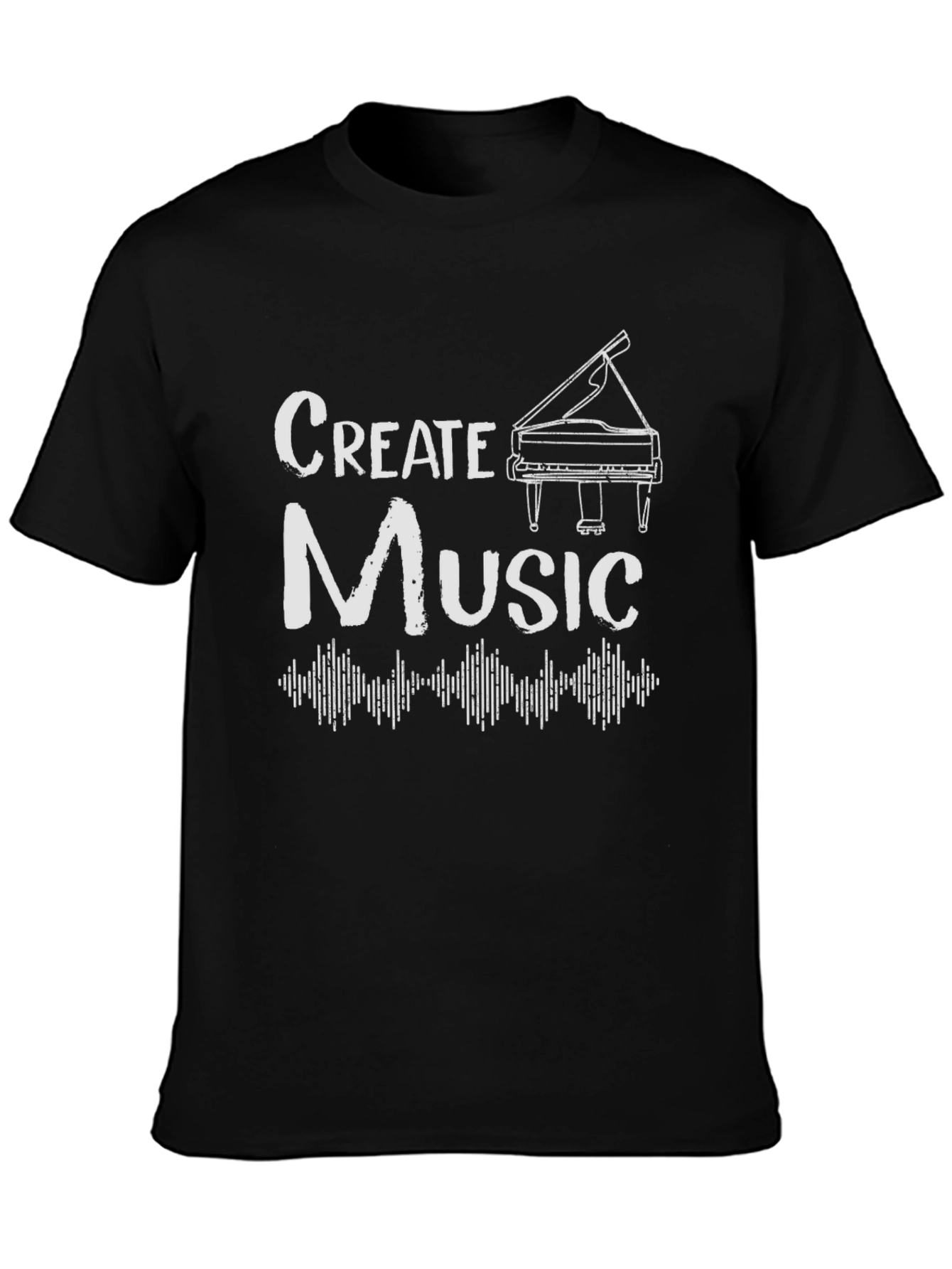 Create Music Piano Graphic T-Shirt