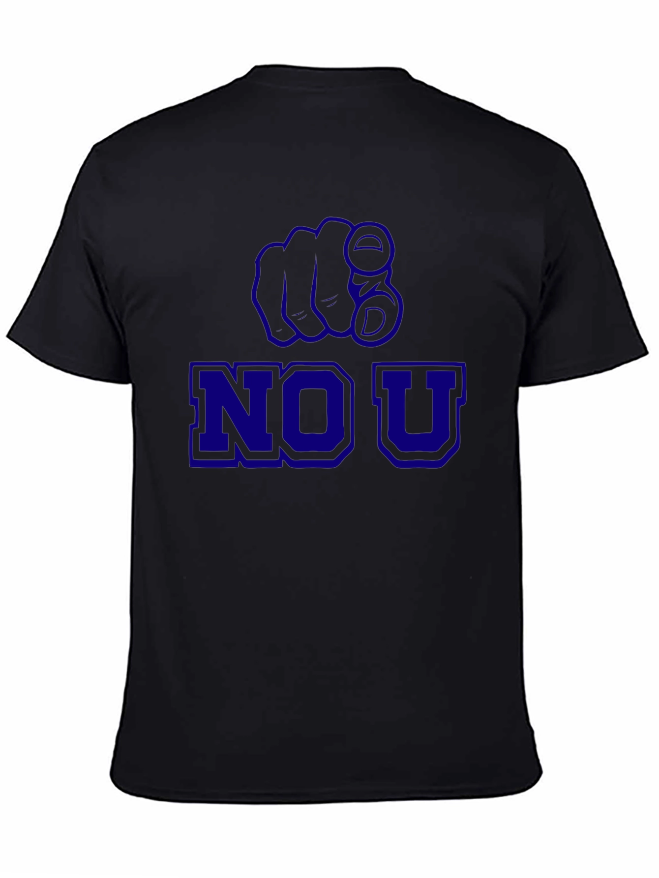 No U Pointing Finger Graphic T-Shirt