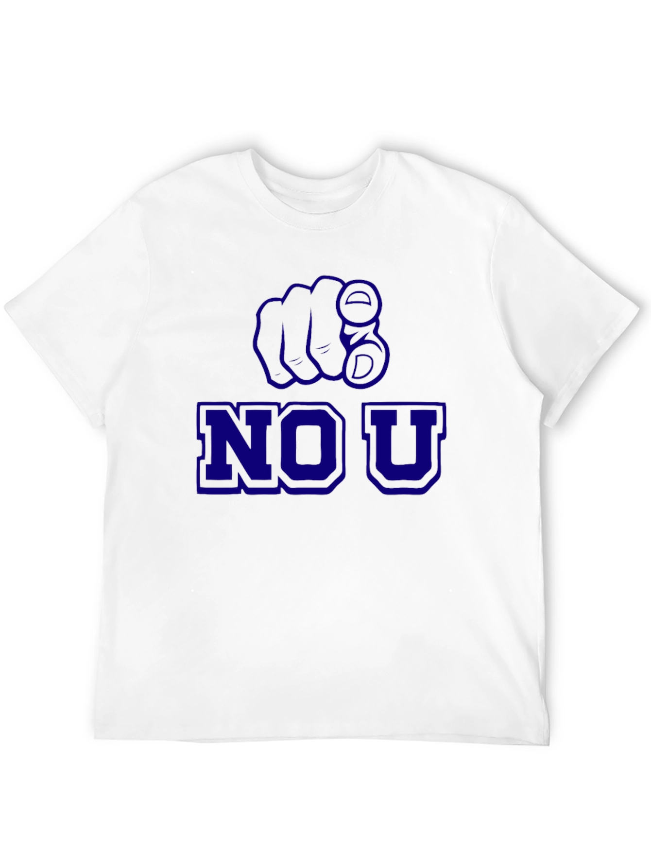 No U Pointing Finger Graphic T-Shirt