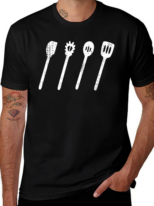 Chefs Utensil T-Shirt - Culinary Humor