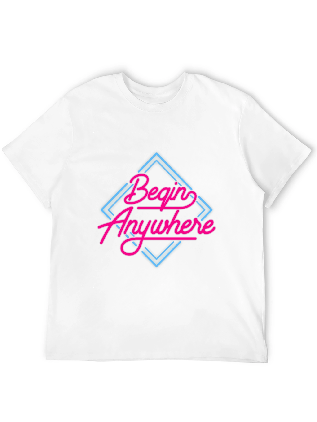 Begin Anywhere Graphic Tee - Black T-Shirt