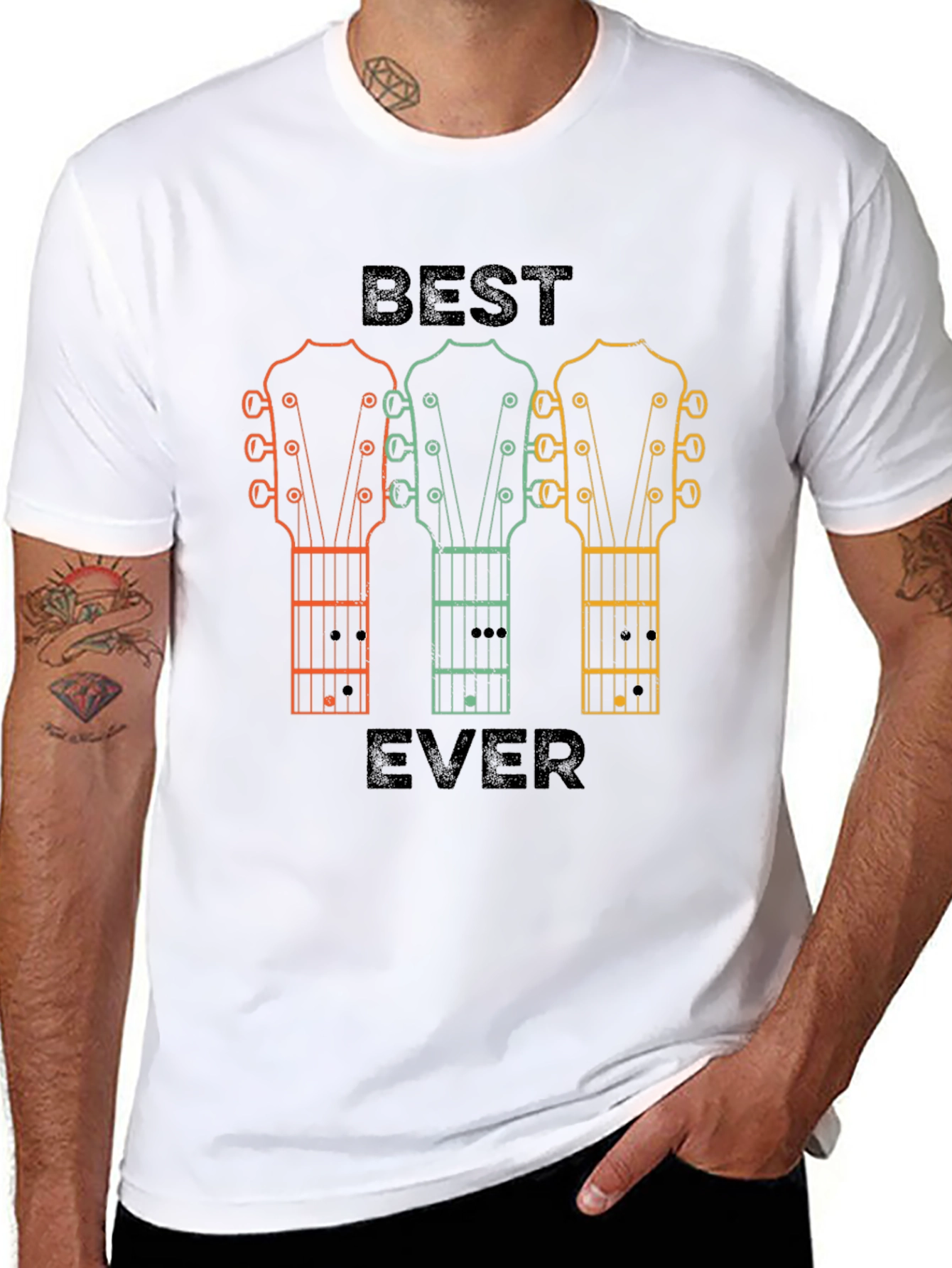 Best Ever Guitar Headstock T-Shirt