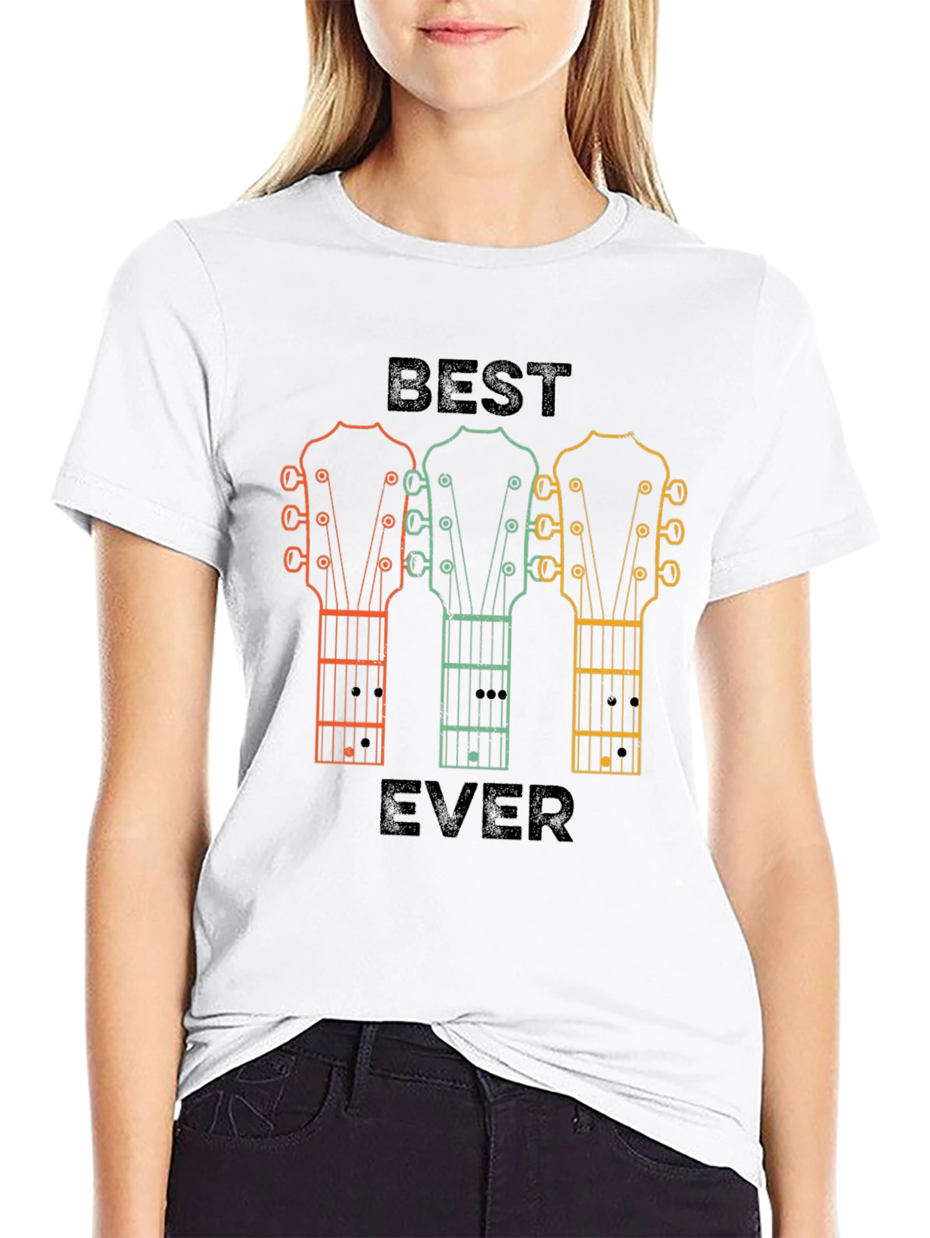 Best Ever Guitar Headstock T-Shirt
