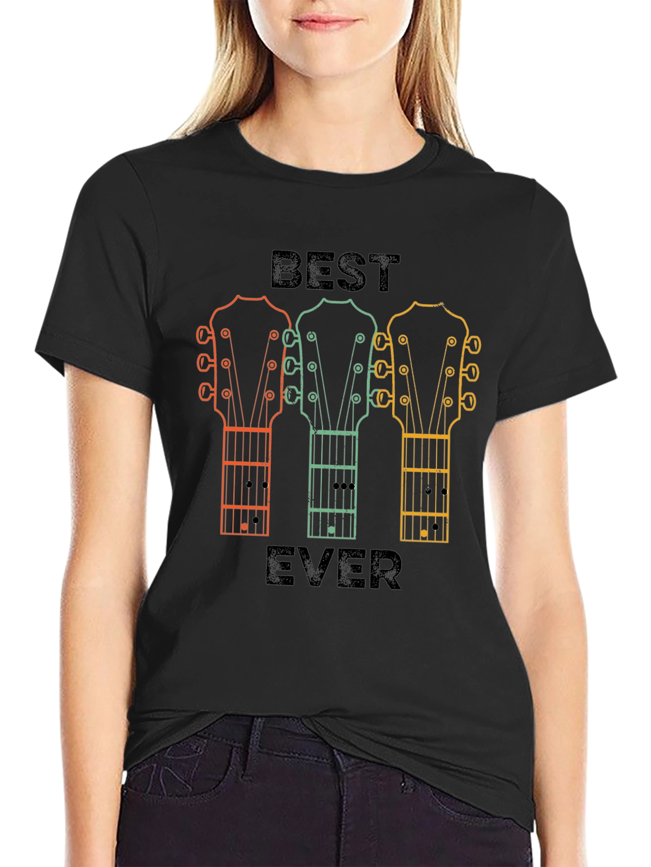 Best Ever Guitar Headstock T-Shirt