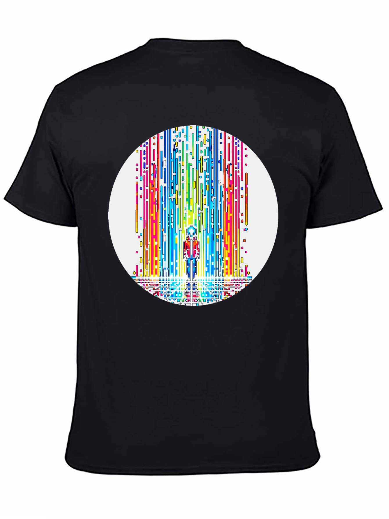Rainbow Waterfall Graphic Tee - Unique Design