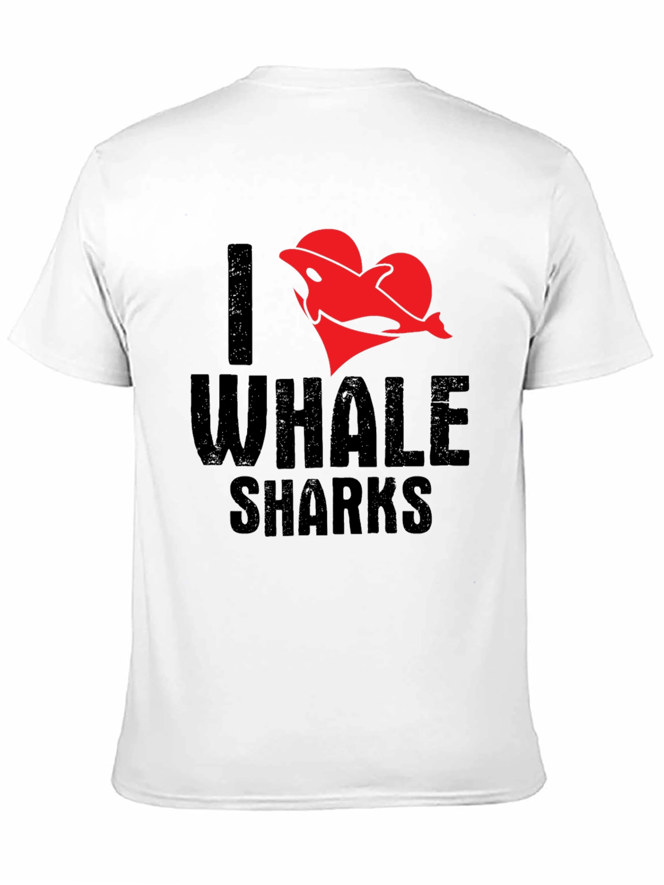 I Heart Whale Sharks T-Shirt - Black