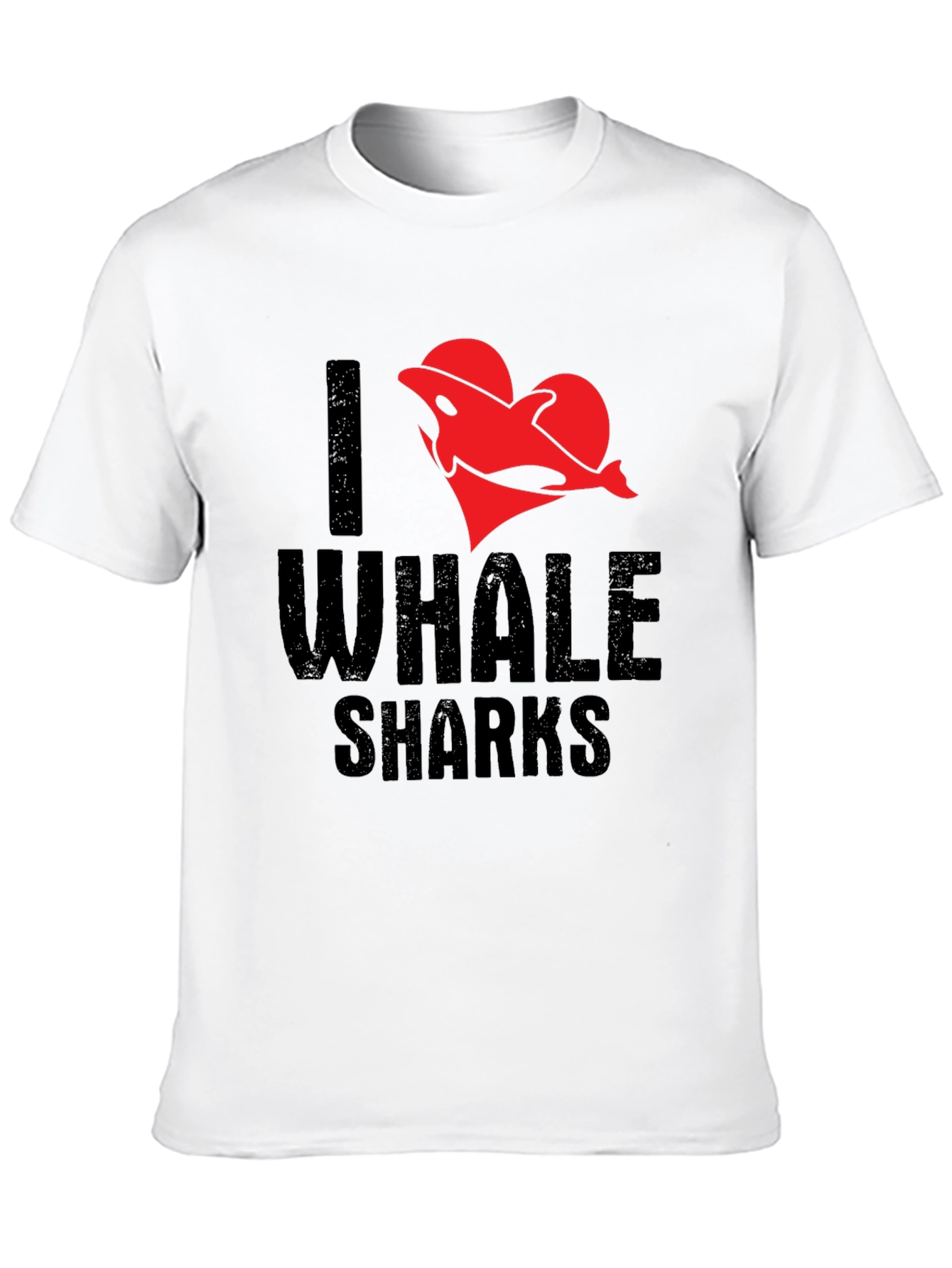 I Heart Whale Sharks T-Shirt - Black