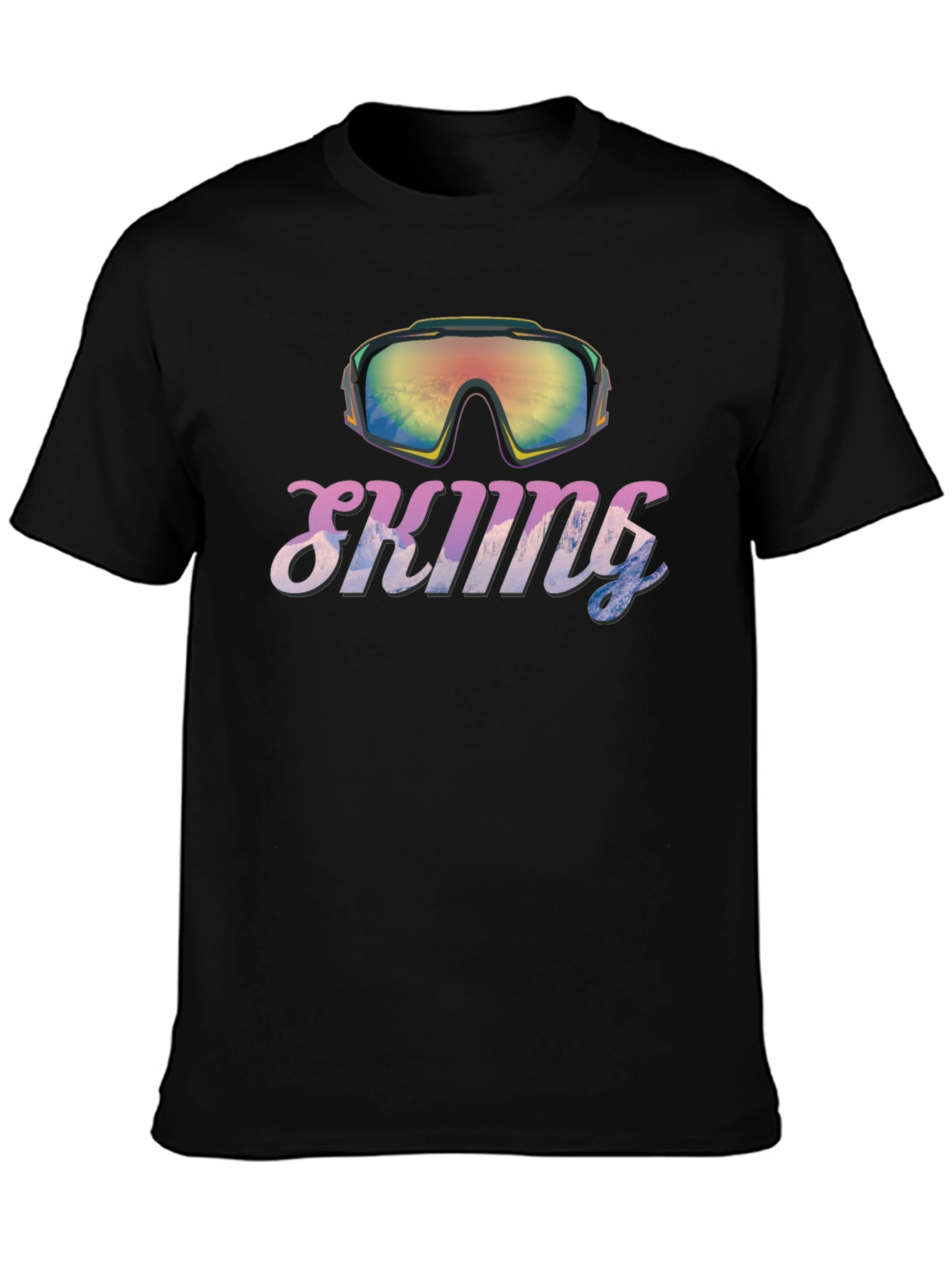 Skiiing Goggles Graphic T-Shirt