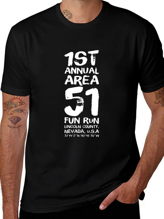 Area 51 Fun Run Black T-Shirt