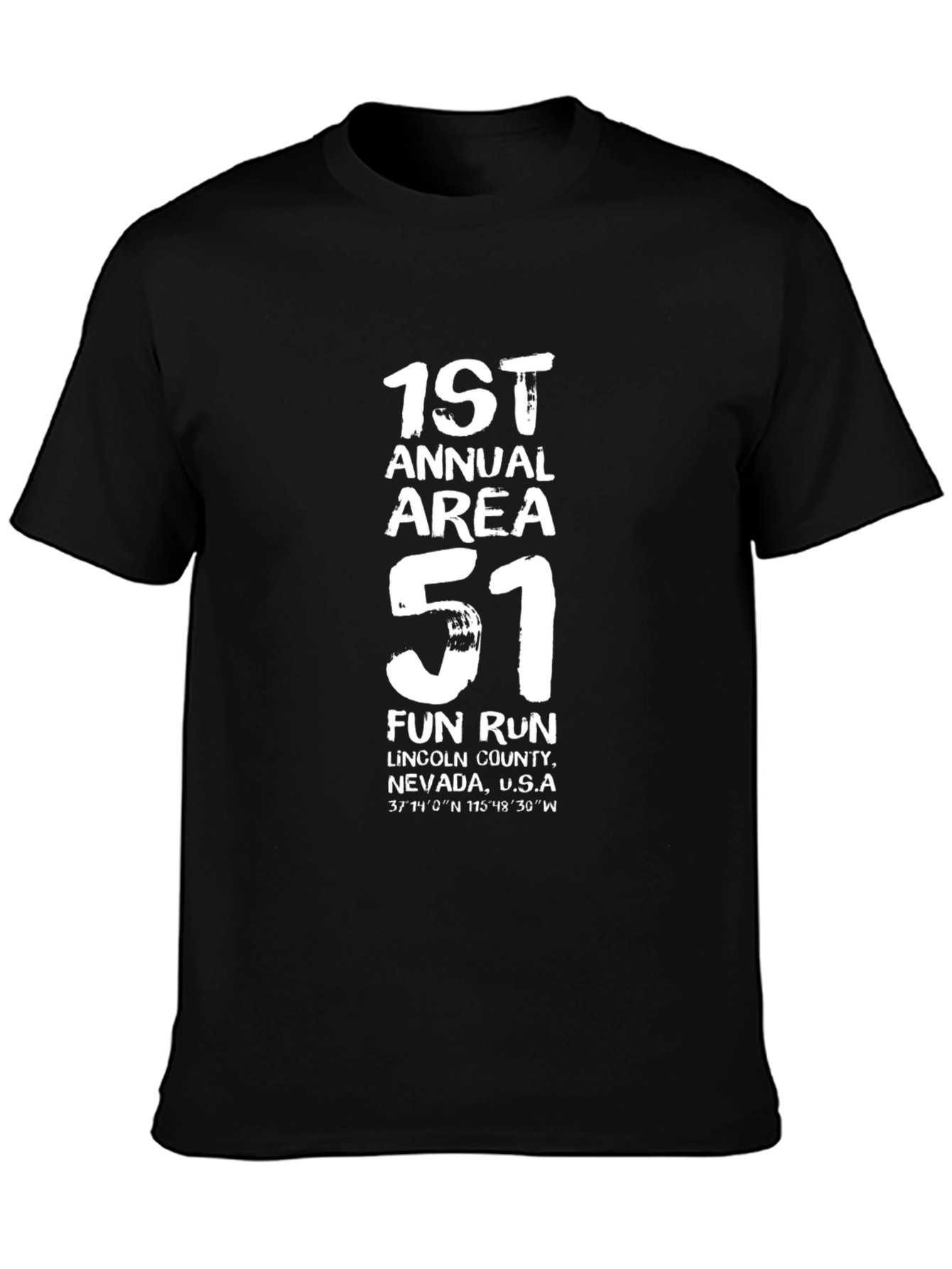 Area 51 Fun Run Black T-Shirt