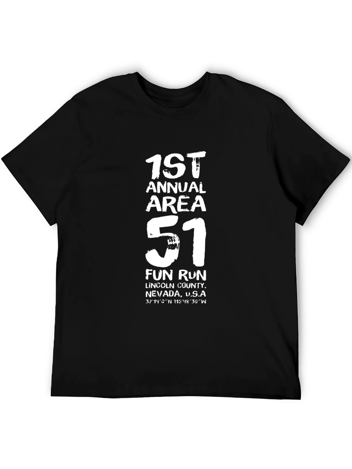 Area 51 Fun Run Black T-Shirt