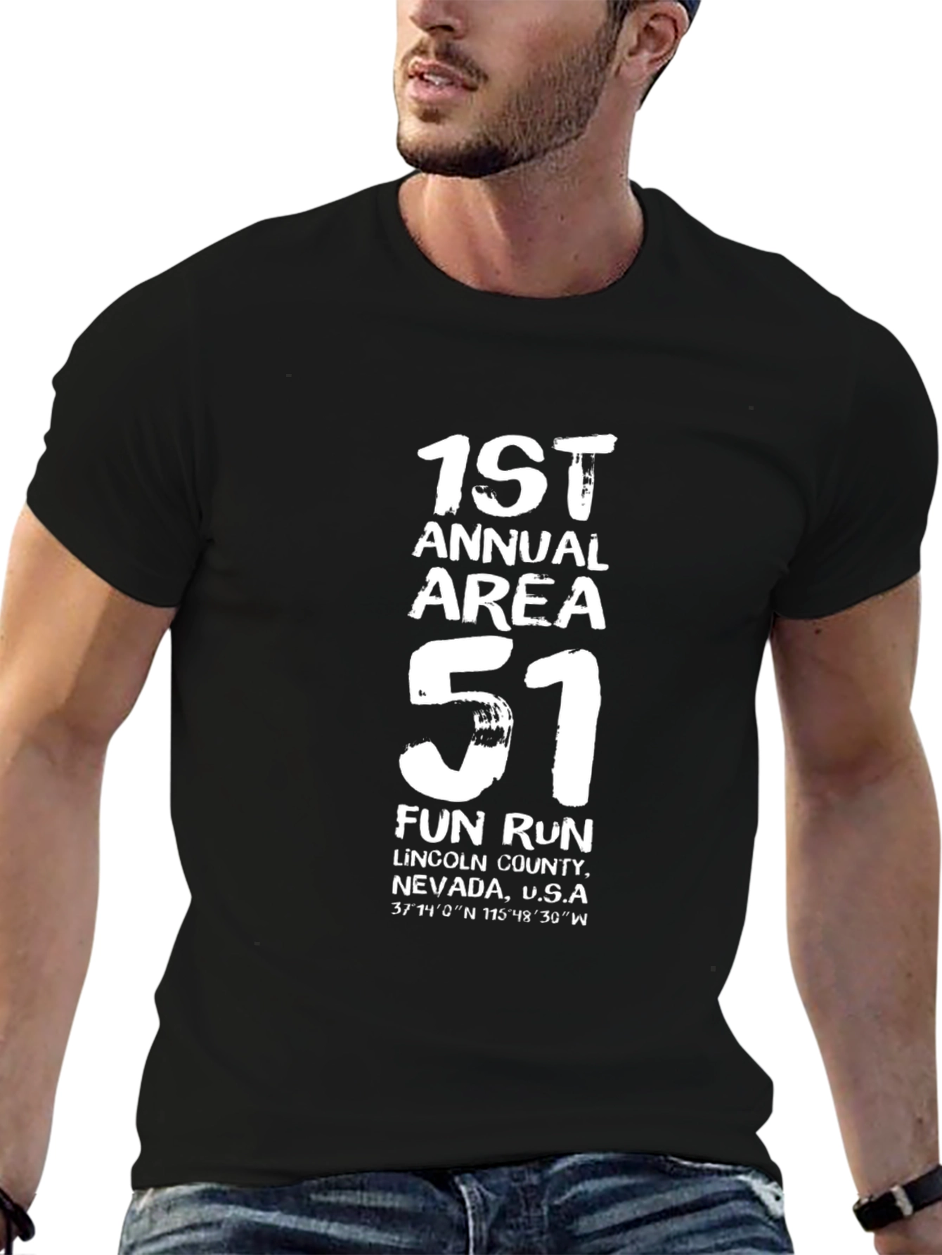 Area 51 Fun Run Black T-Shirt